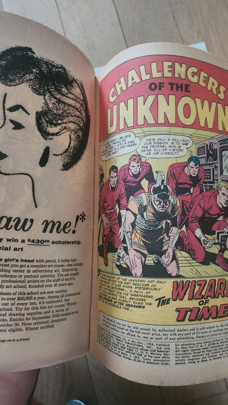 Challengers of the Unknown #4 (1959) - French Comics Lovers