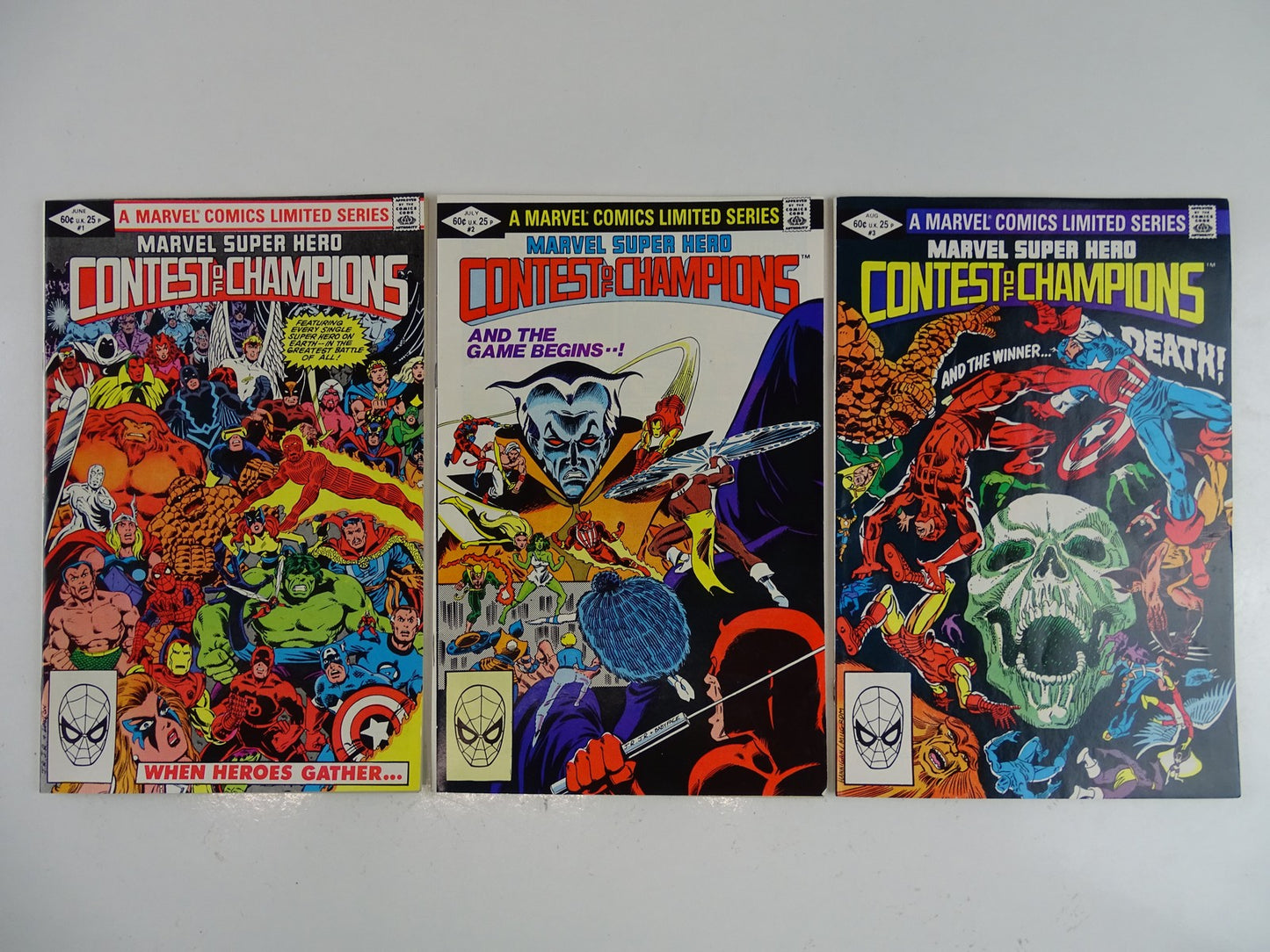 Marvel Super Hero Contest of Champions (1982) full set - French Comics Lovers