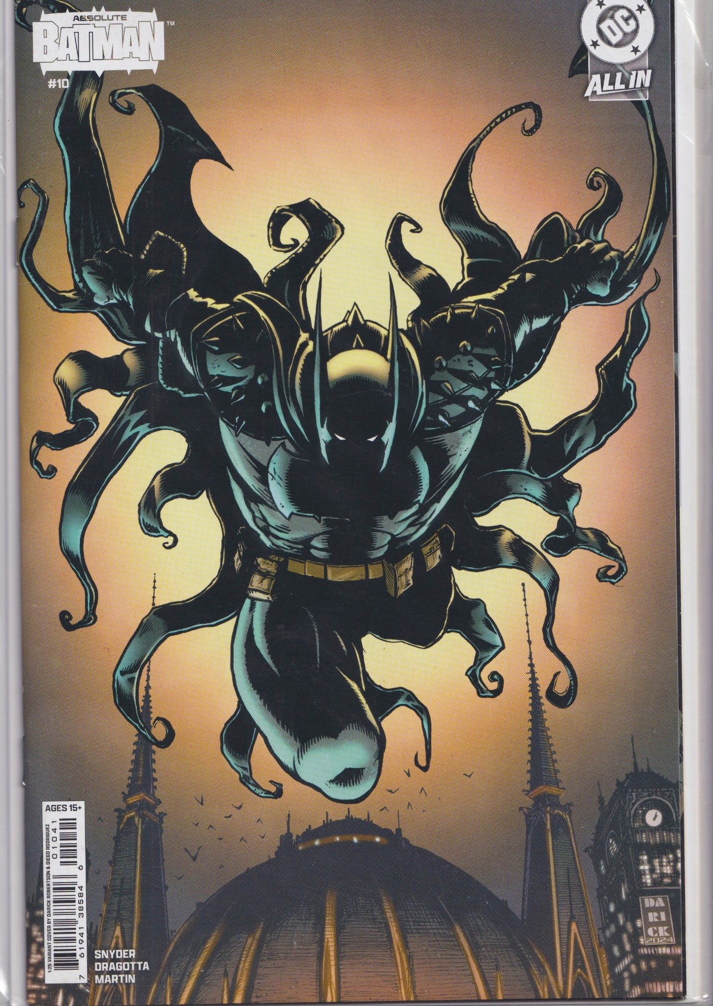 Absolute Batman #10 (2025) 1.25 1° Printing NM