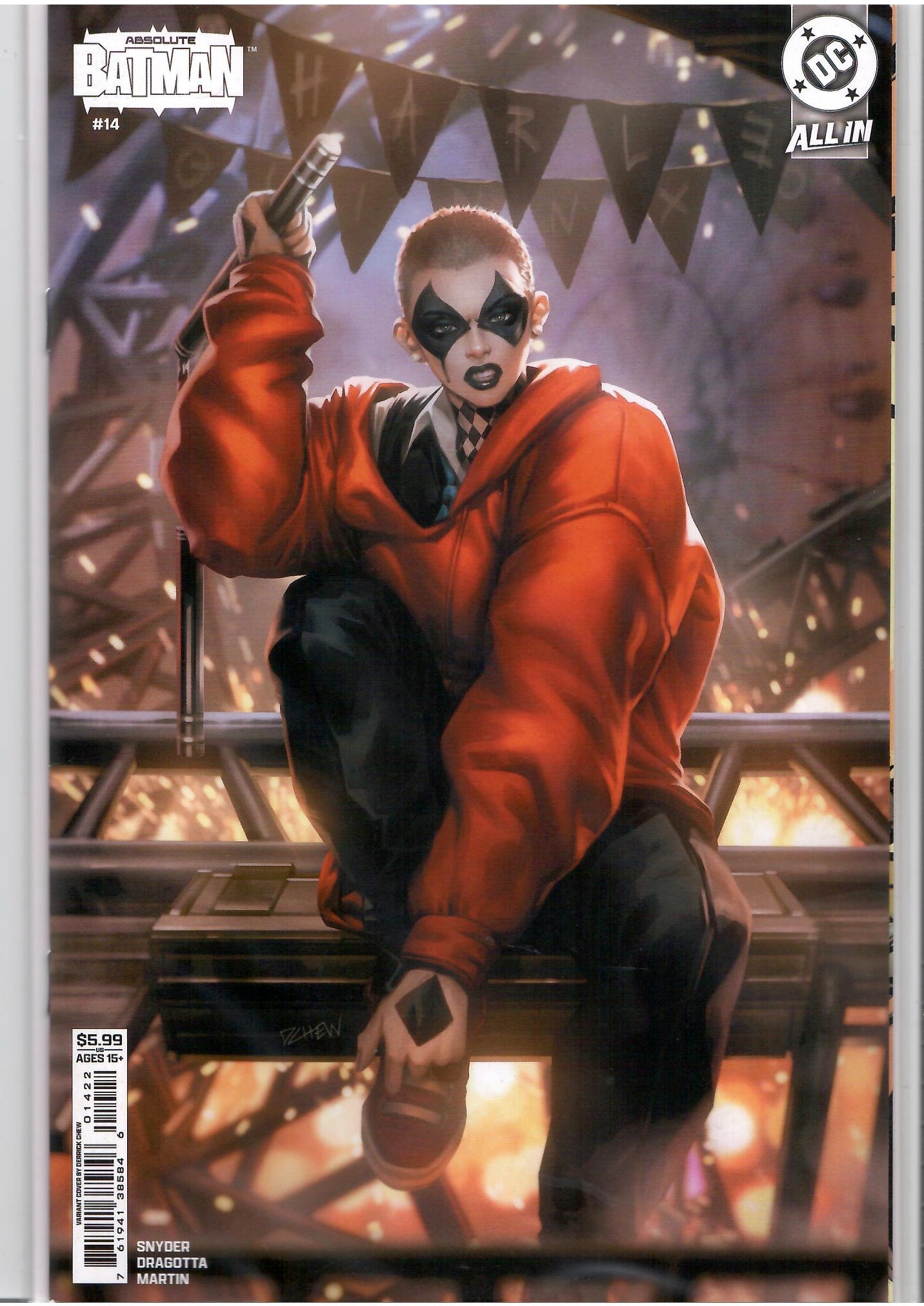 Absolute Batman #14 (2025) Derrick Chew variant Intro Harley Quinn NM