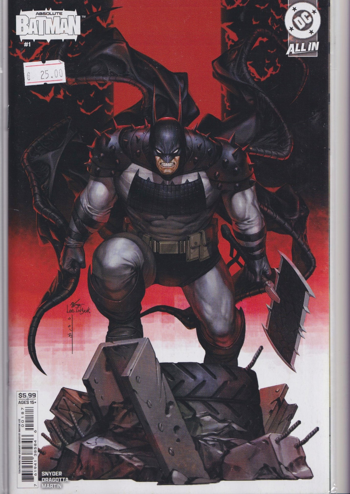 Absolute Batman #1 (2025) 10th Printing. NM