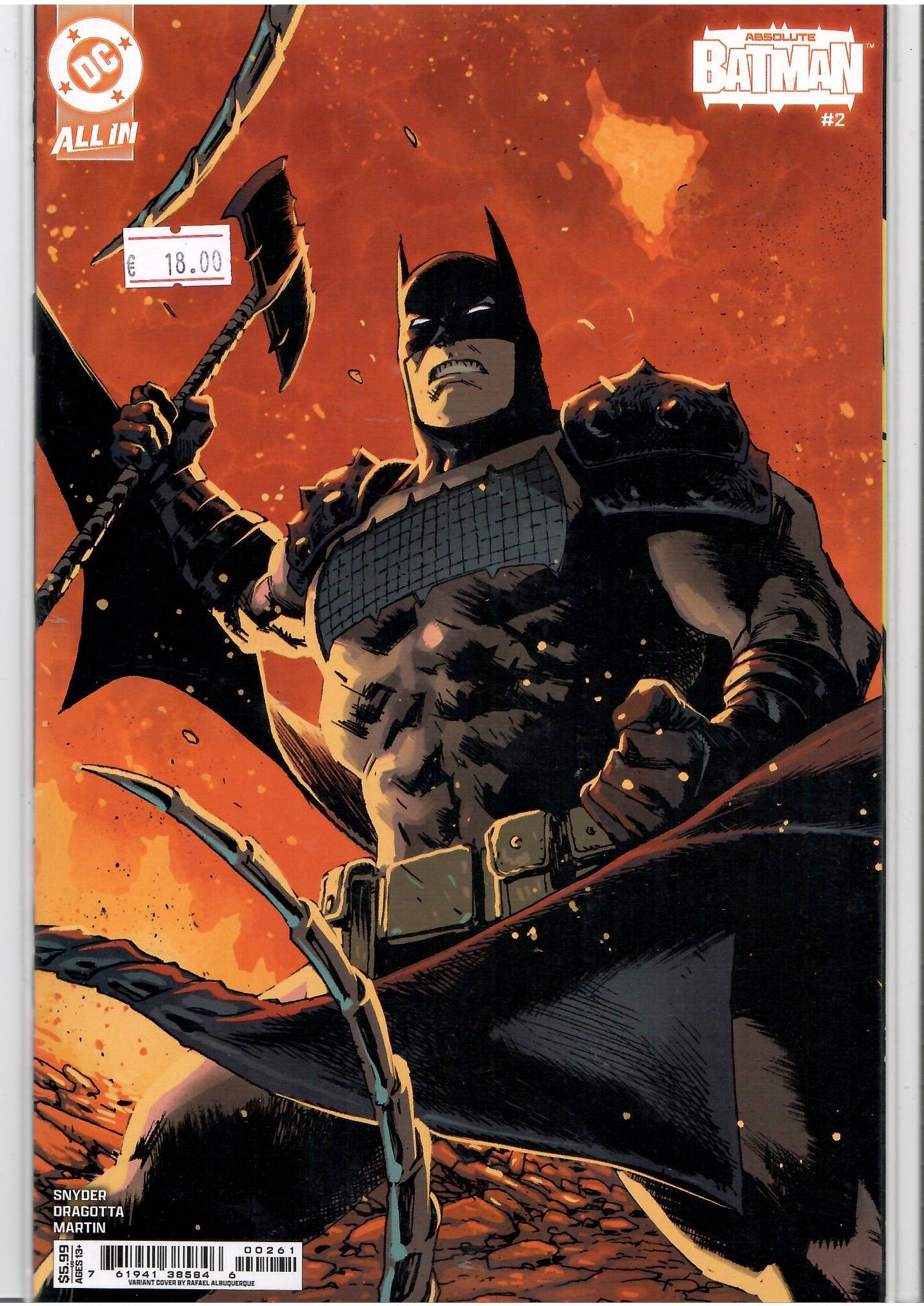 Absolute Batman #2 (2024) 1° print Rafael Albuquerque variant NM