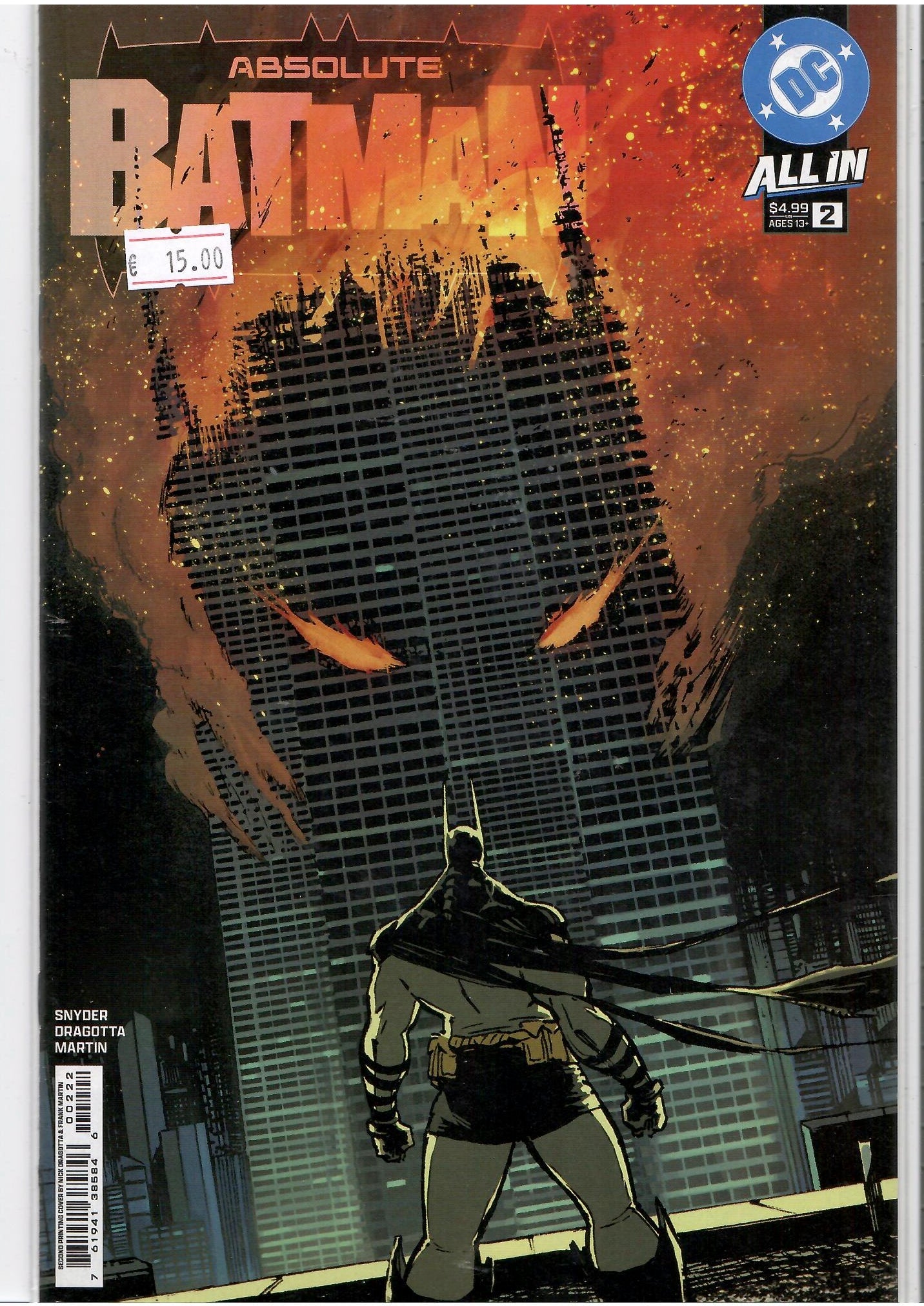 Absolute Batman #2 (2024) 2°print NM