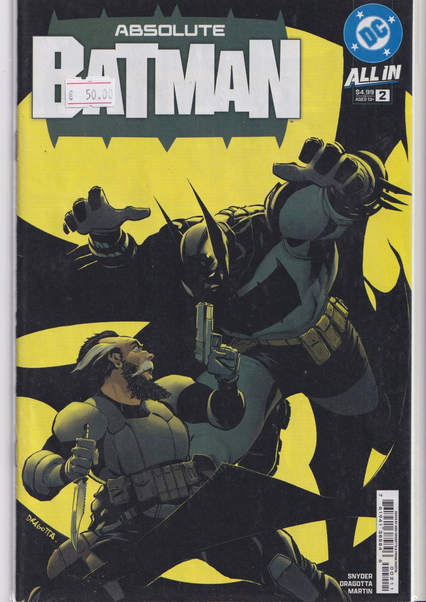 Absolute Batman #2 (2025) 1 Printing. NM