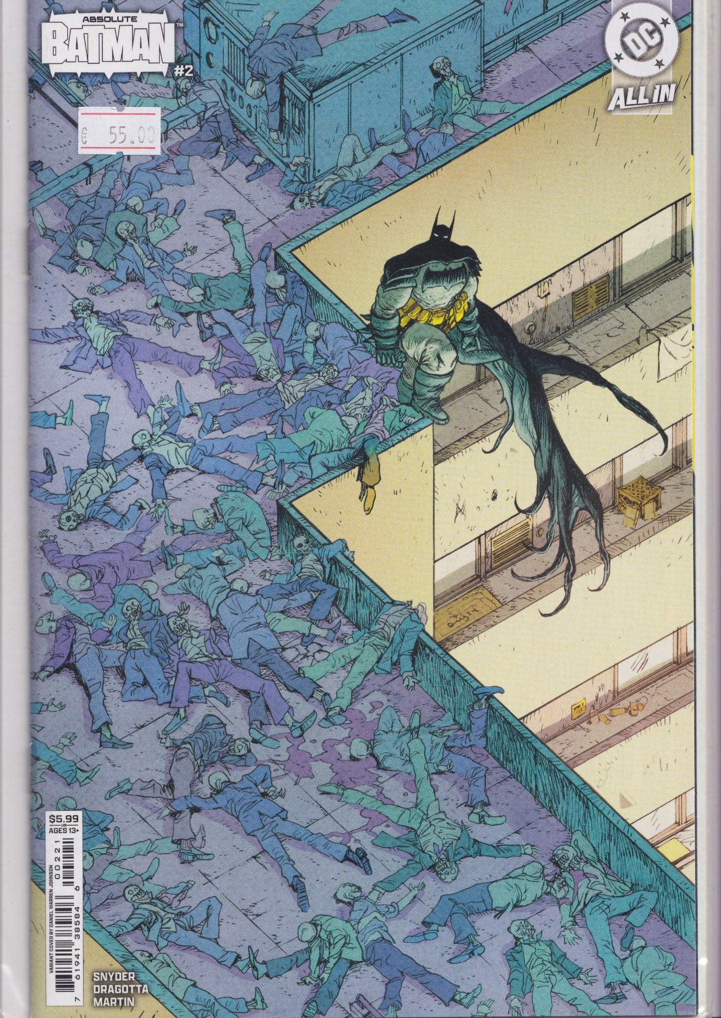 Absolute Batman #2 (2025) 1 Printing Warren Johnson.Variant . NM