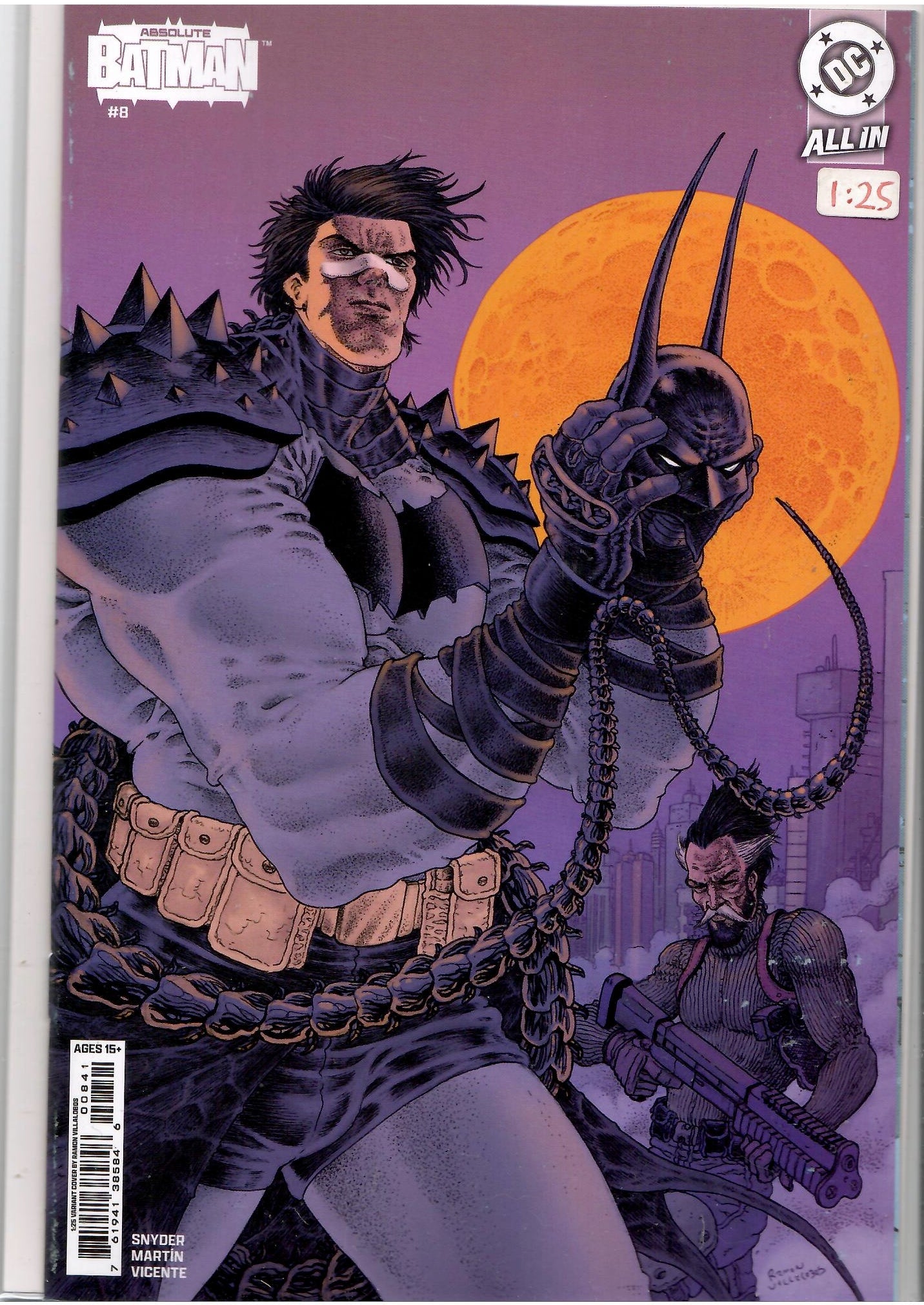 1 for 25 Retailer Incentive Variant Cover. Mr Freeze NM
