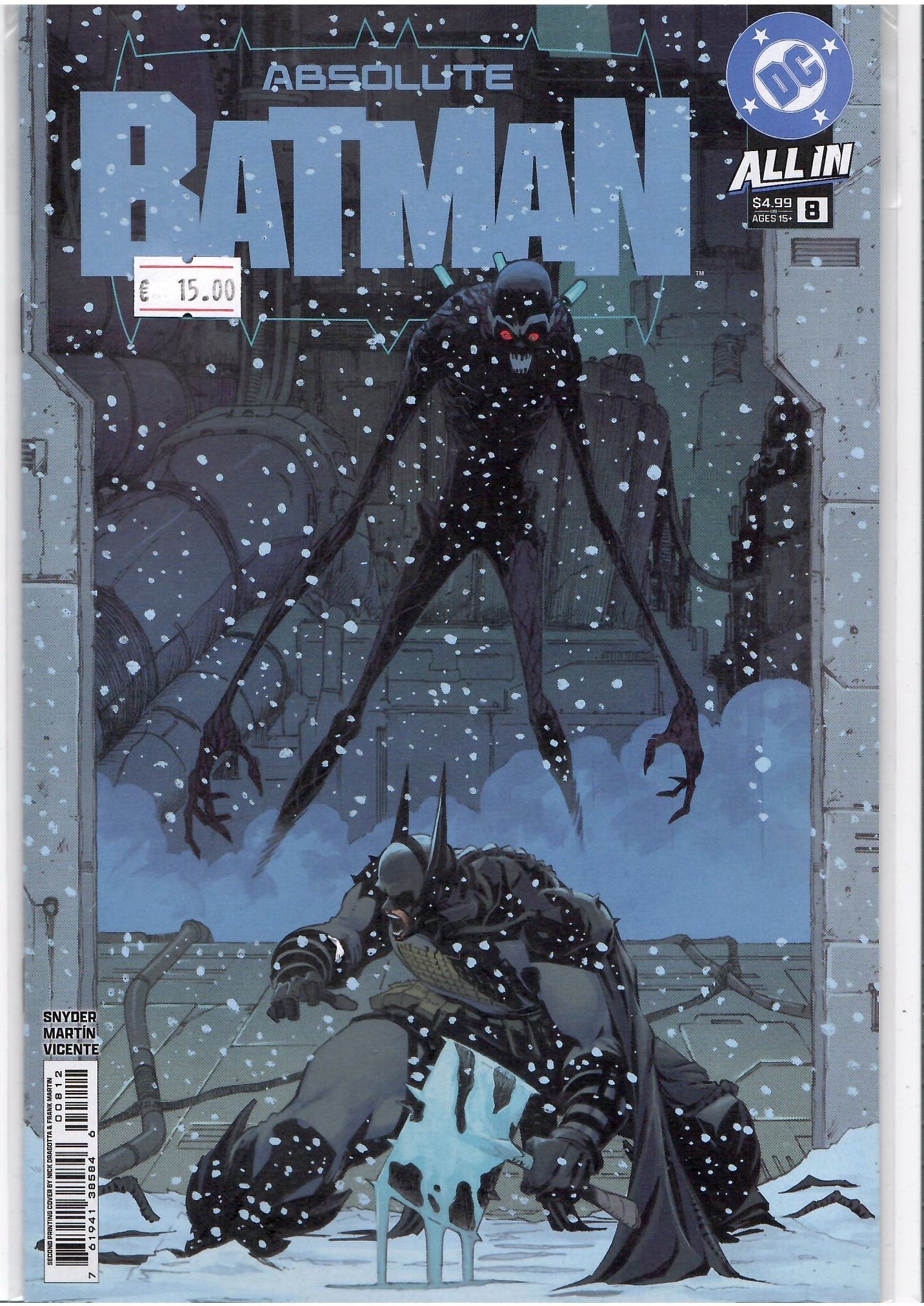 Absolute Batman #8 (2025) 2nd Printing NM