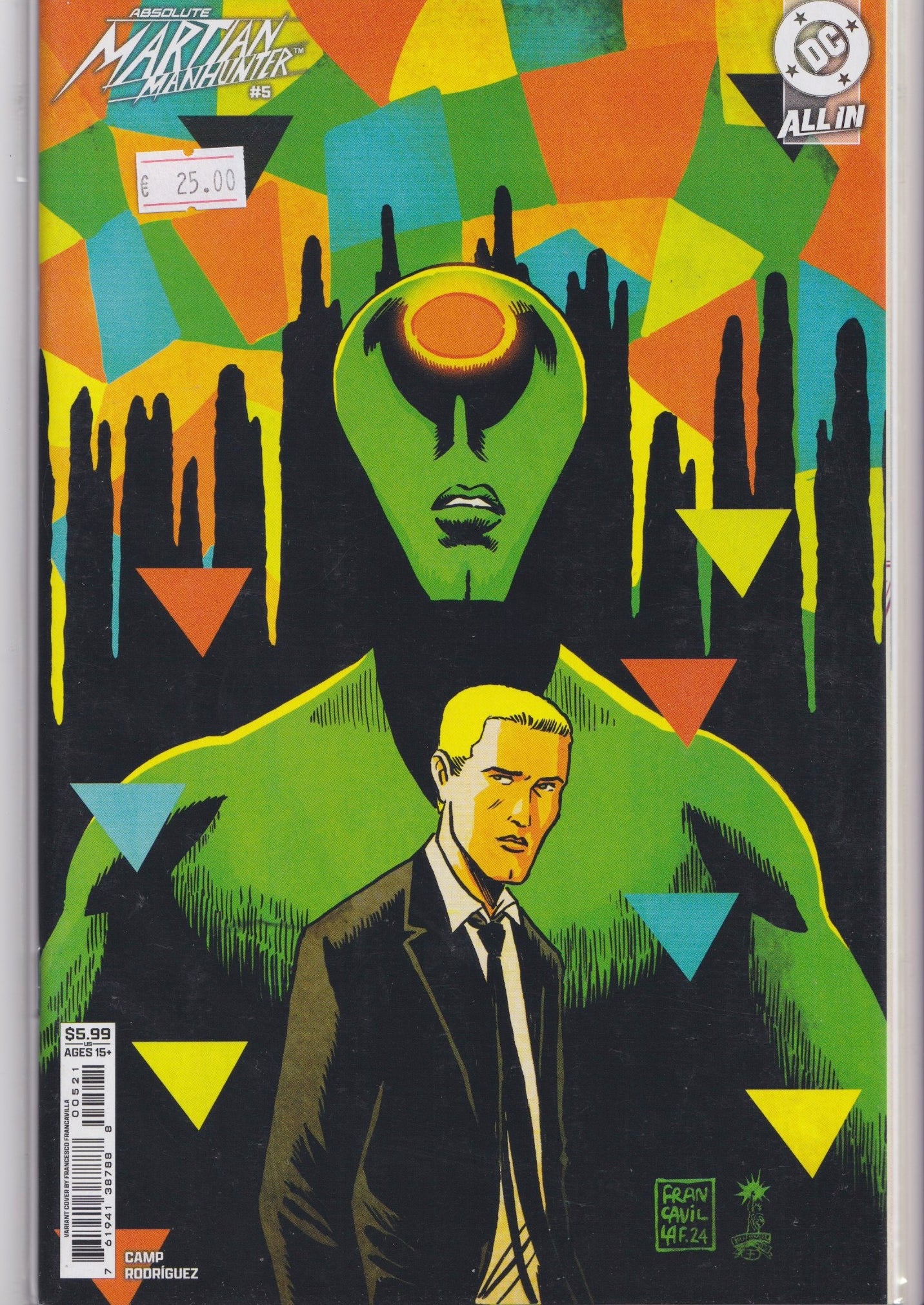 Absolute Martian Manhunter #5 (2025) 1° Print Variant NM