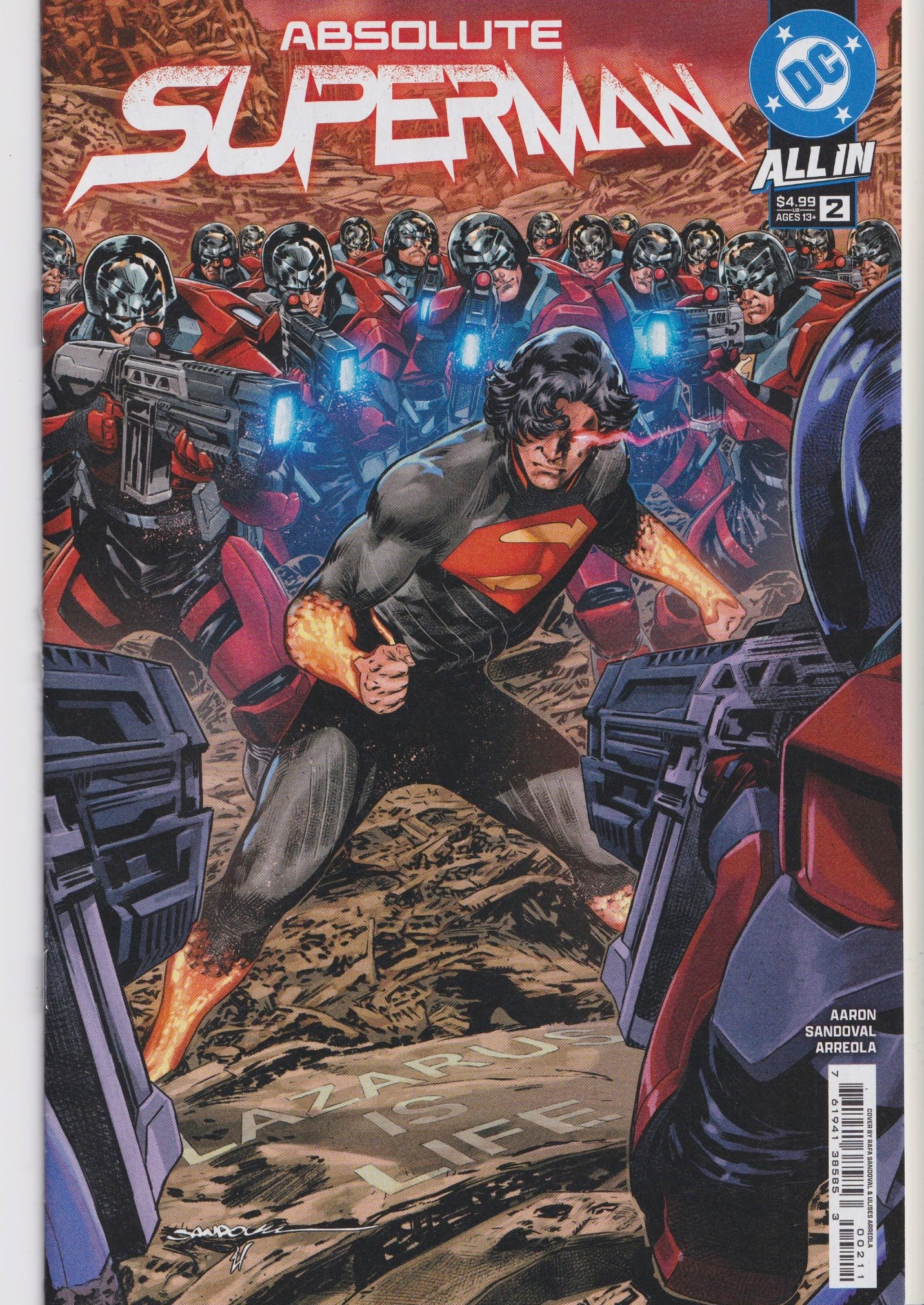 Absolute Superman #2 (2025) 1° print NM FCL