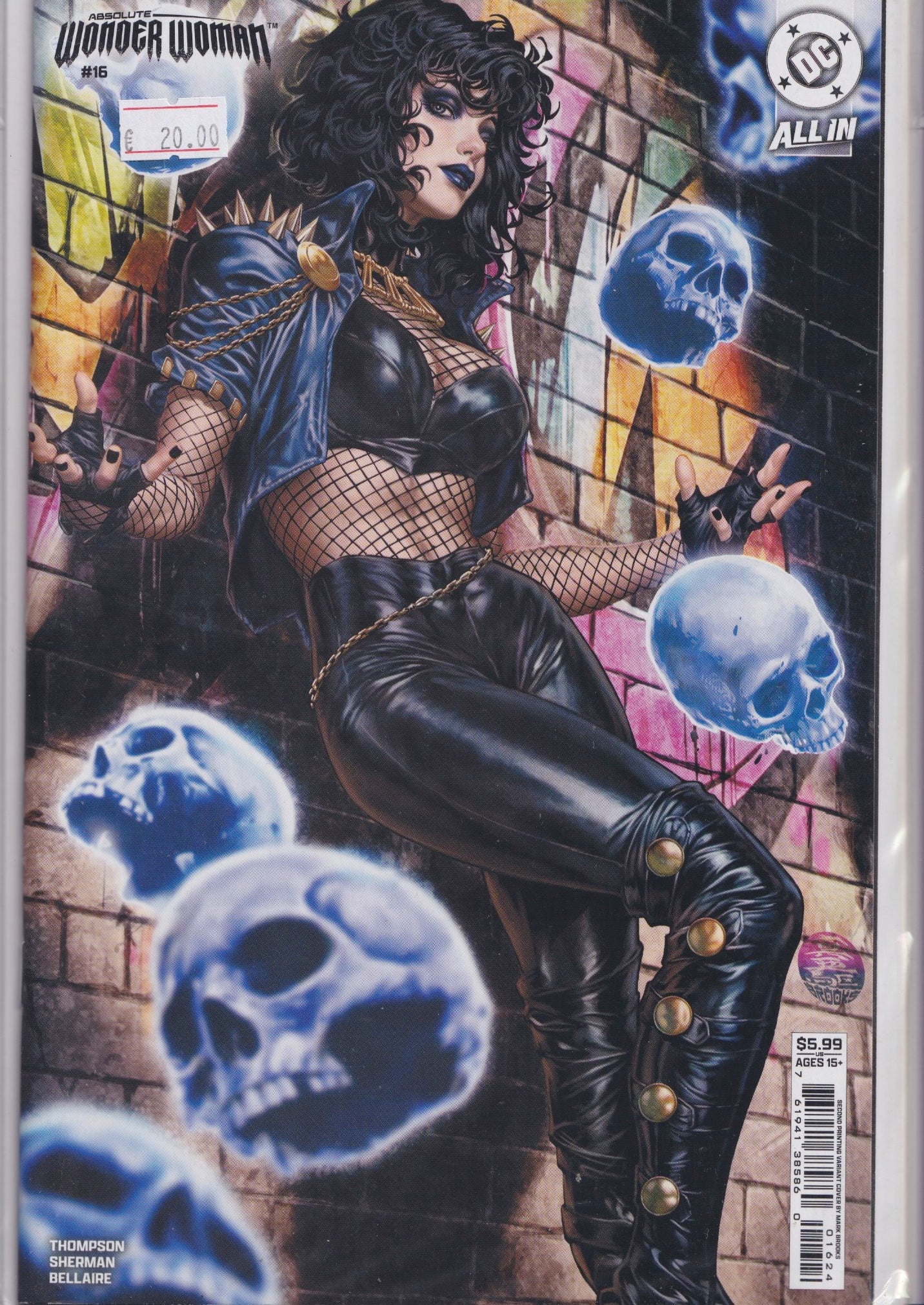 Absolute Wonder Woman #16 (2026) 2° print Brooks Variant Zatanna NM