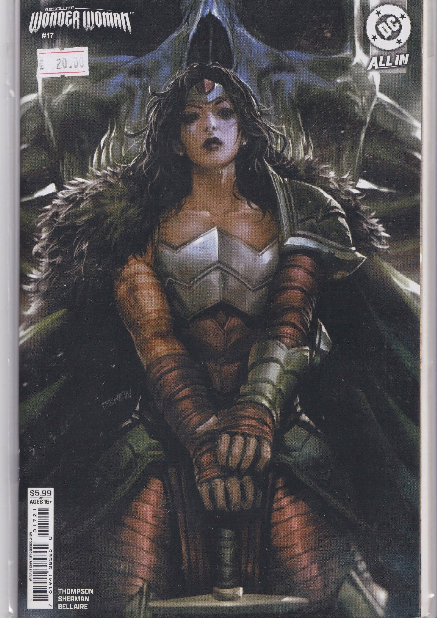 Absolute Wonder Woman #17 (2026) 1° print chew variant NM