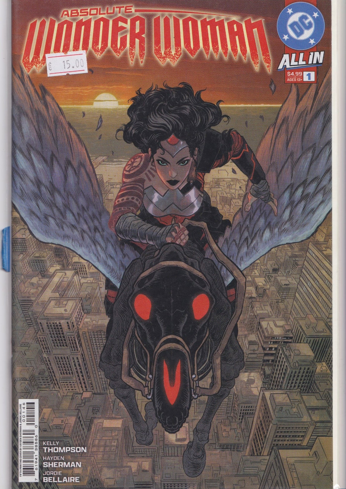 Absolute Wonder Woman #1 (2025) 5 th Printing. NM