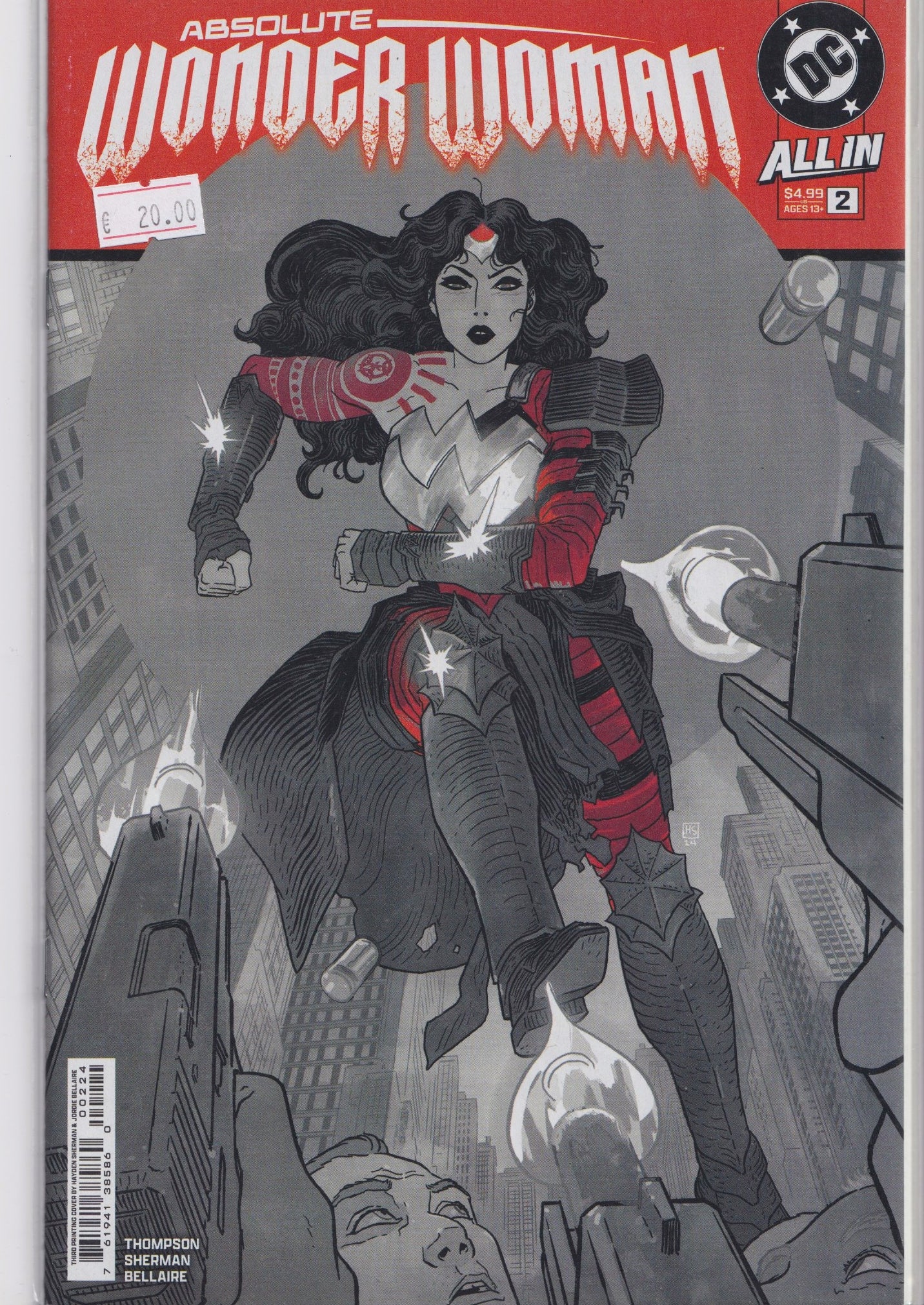 Absolute Wonder Woman #2 (2025) 3° print NM