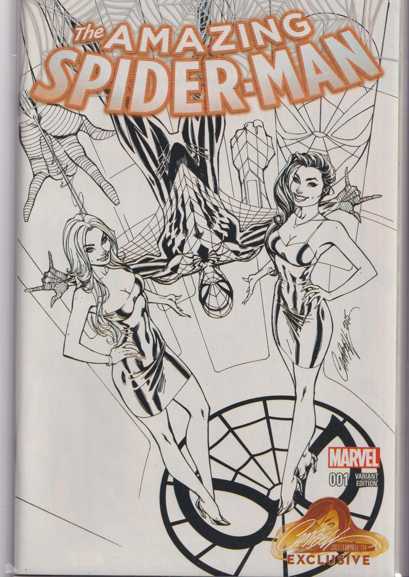 Amazing Spider-Man #1 (2015) Exclusive Campbell variant NM