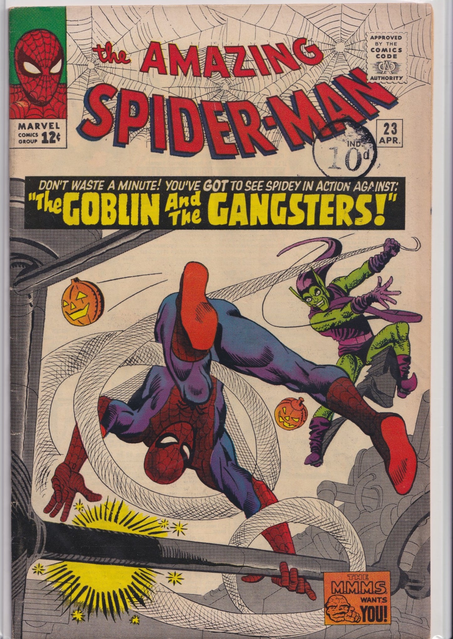 Amazing Spider-Man #23 (1965) Ditko Green Goblin Fine