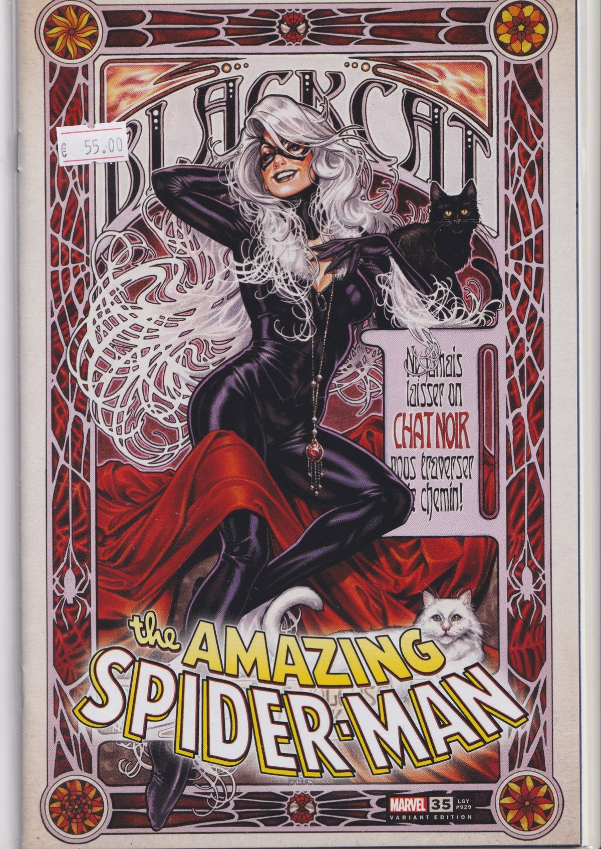 Amazing Spider-Man #35 (2023) Black Cat Brooks exclusive cover NM