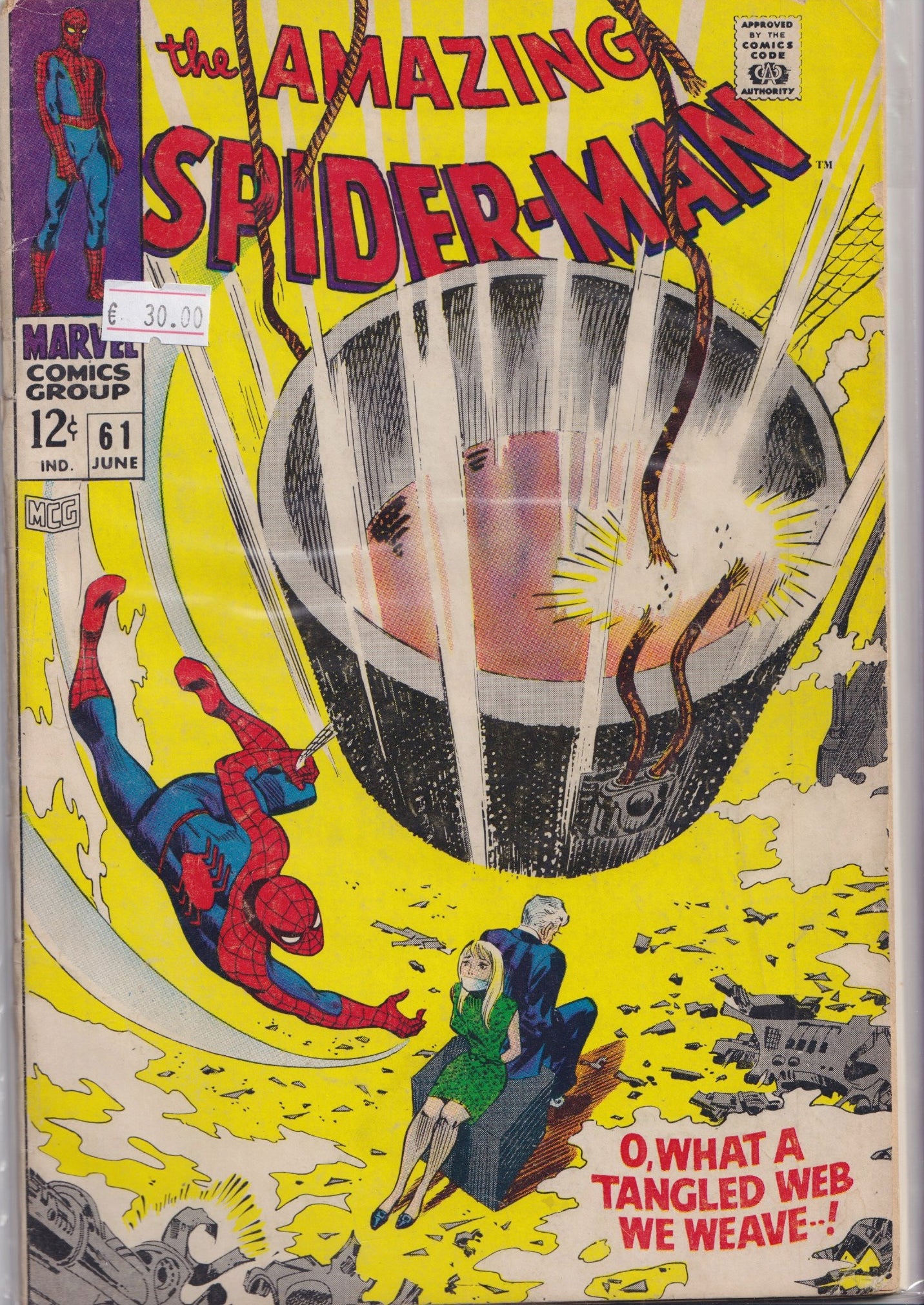 Amazing Spider-Man #61 (1968) VG
