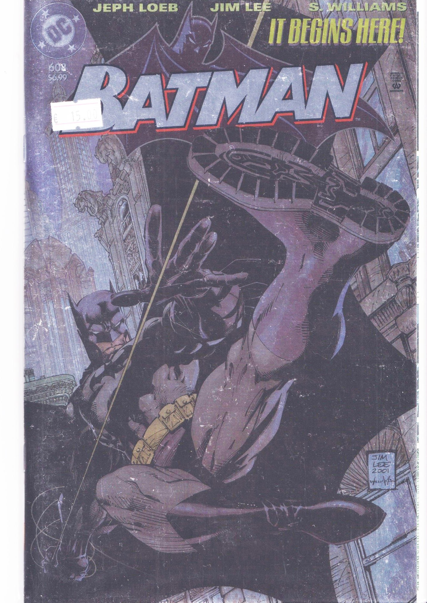 Batman #608 (2024) Foil reprint Hush begins VF