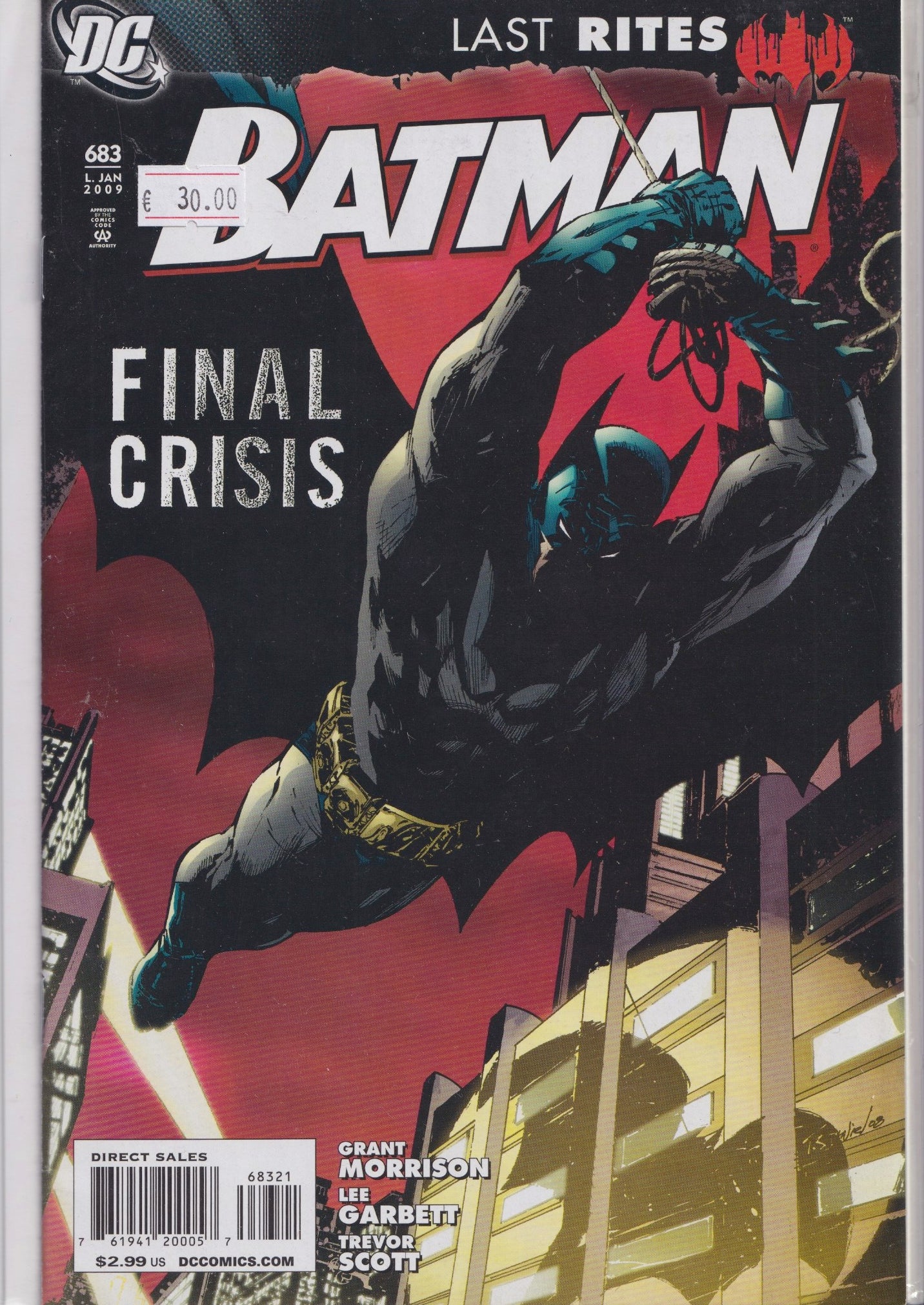 Batman #683 (2009) variant VF
