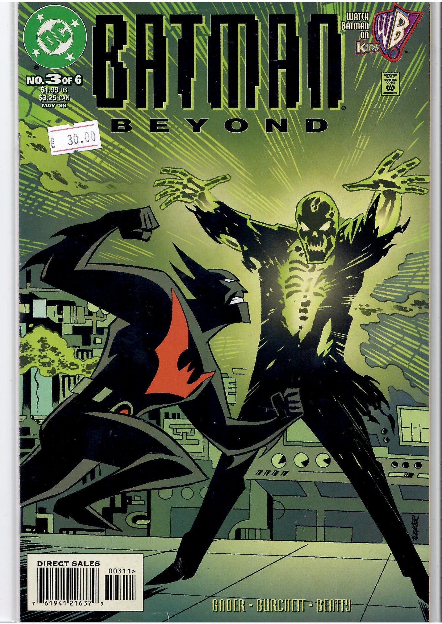 Batman Beyond #3 (1999) Very Fine