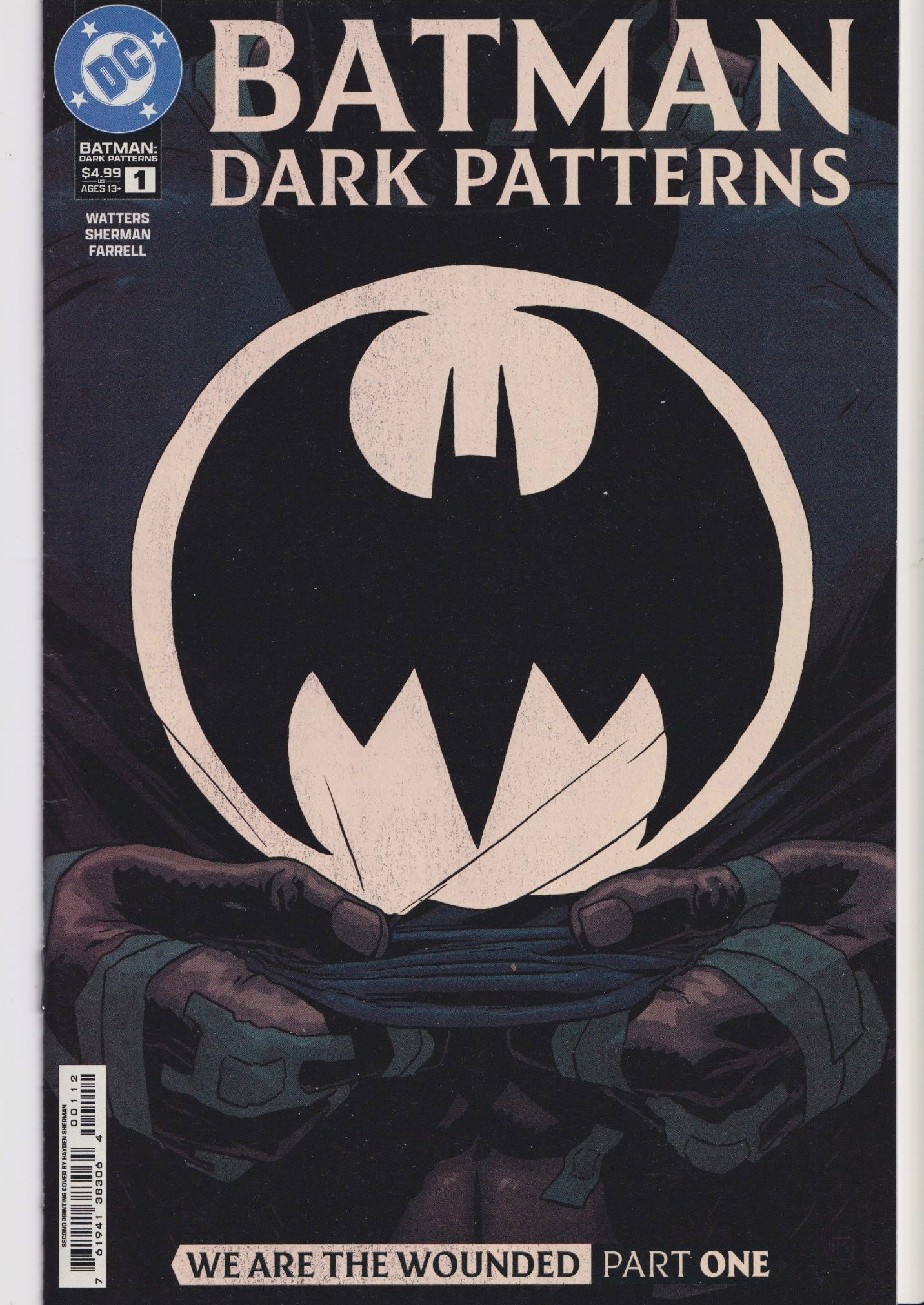 Batman Dark Patterns #1 (2025) 2° print 1st App of the Wound Man NM