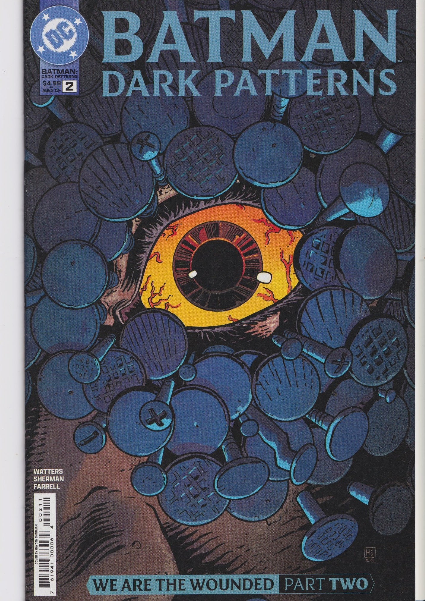Batman Dark Patterns #2 (2025) hard to find issue the Wound Man NM