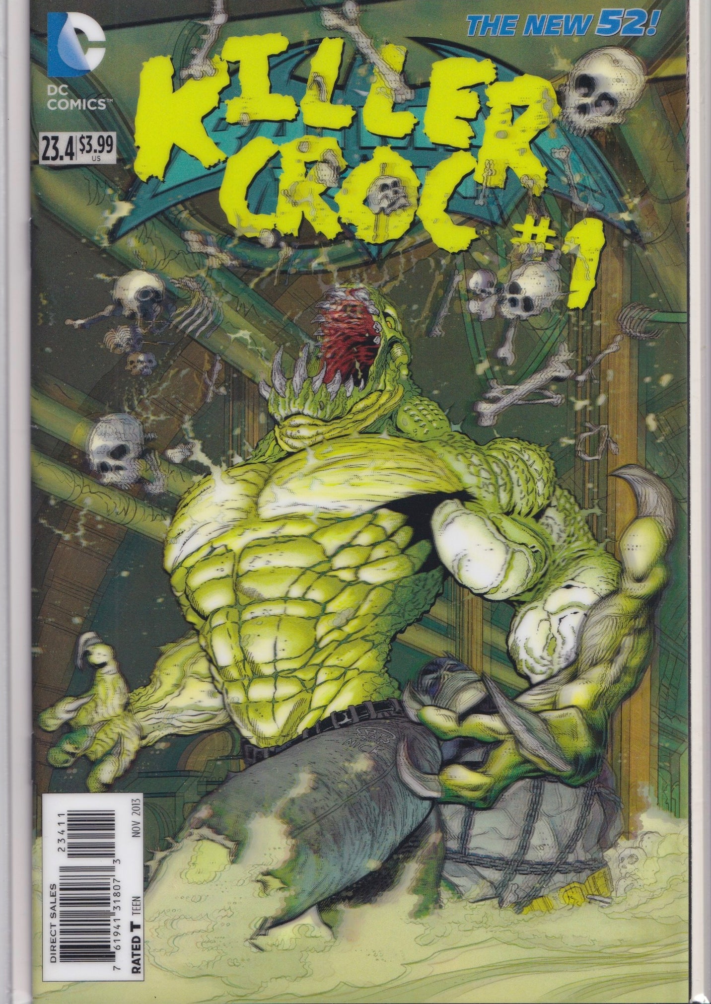 3D Killer Croc