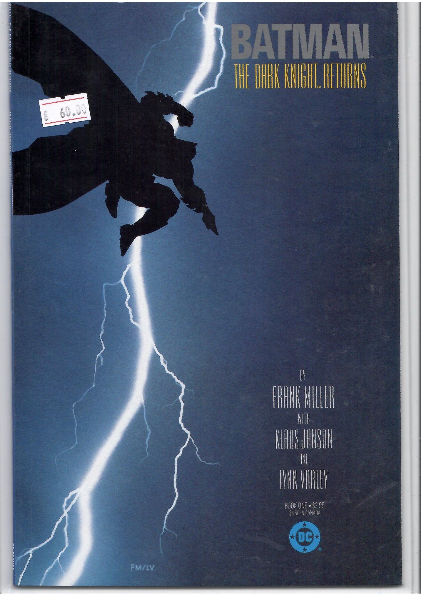 Batman the Dark Knight Returns #1 (1986) 2° print classic Miller story NM