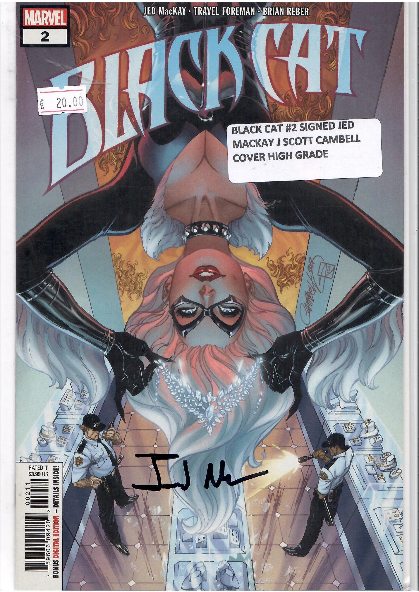 Black Cat #2 (2019) signed J.MacKay VF