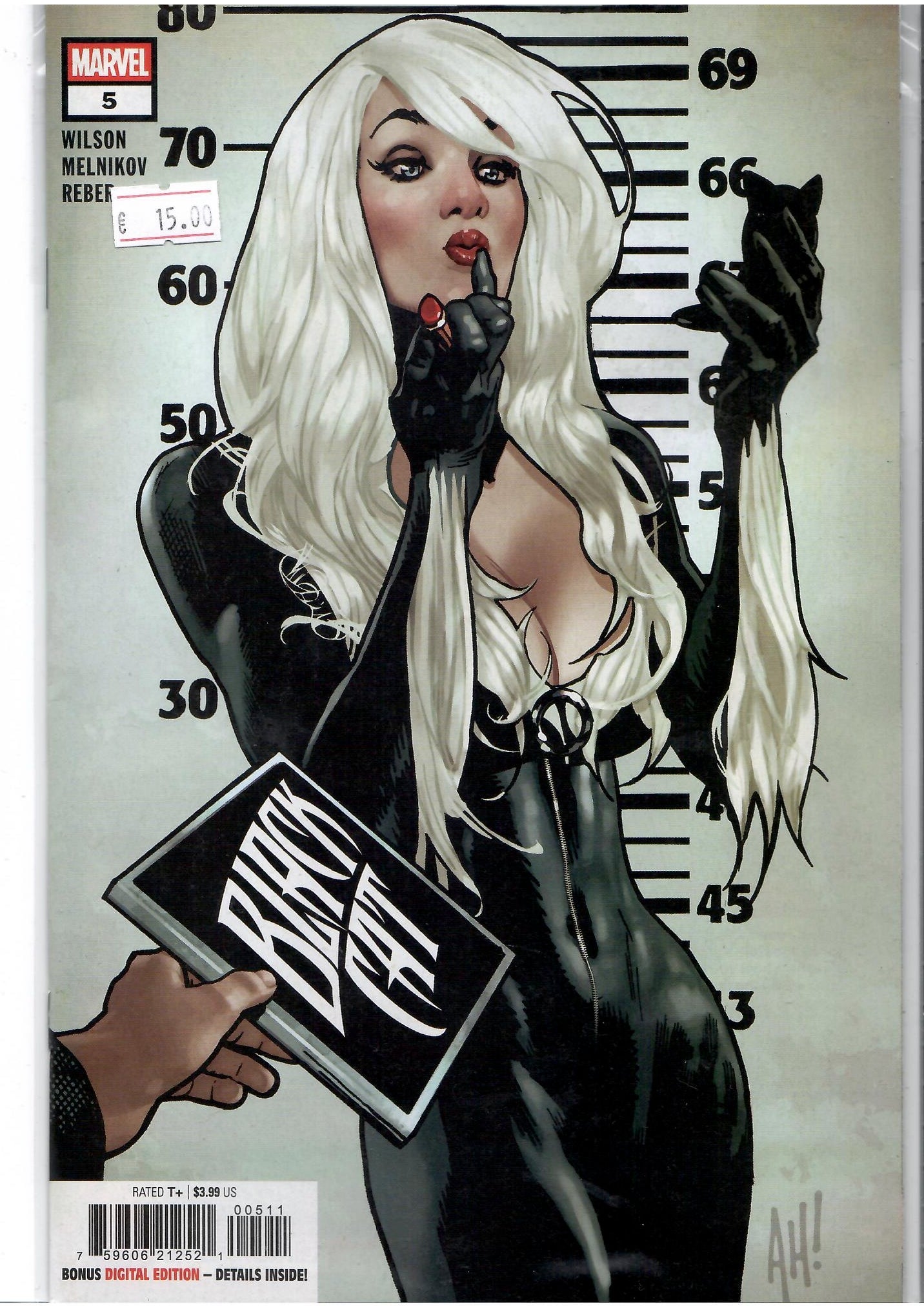 Black Cat #5 (2025) Adam Hughes cover NM