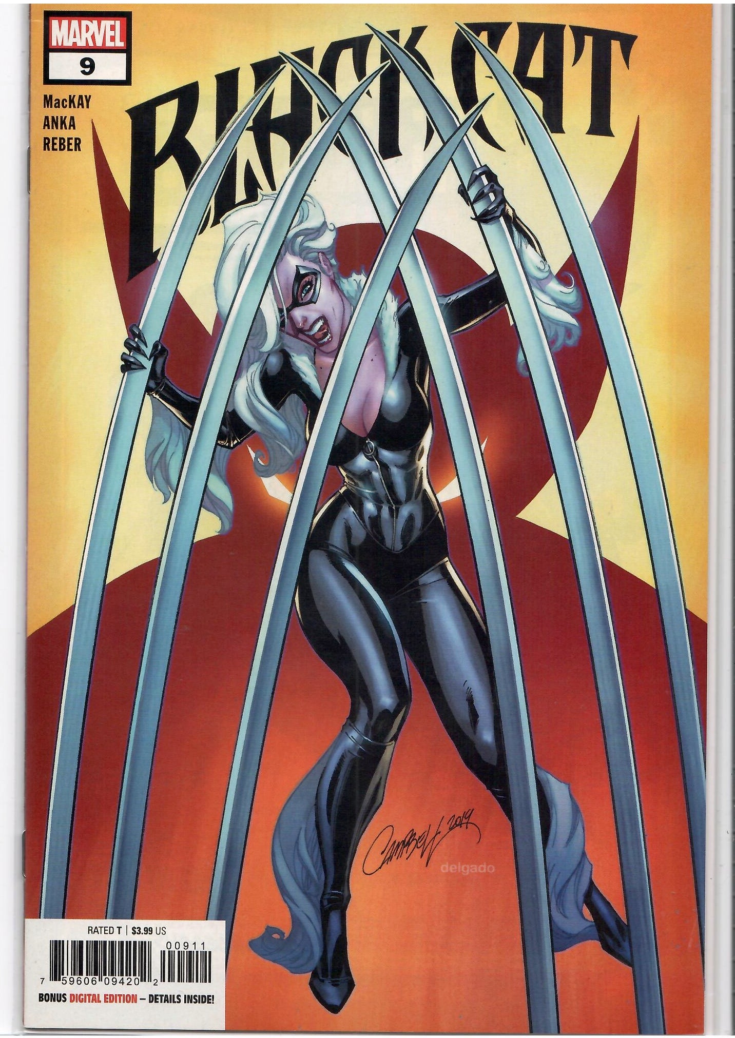 Wolverine J.Scott Campbell cover Very Fine