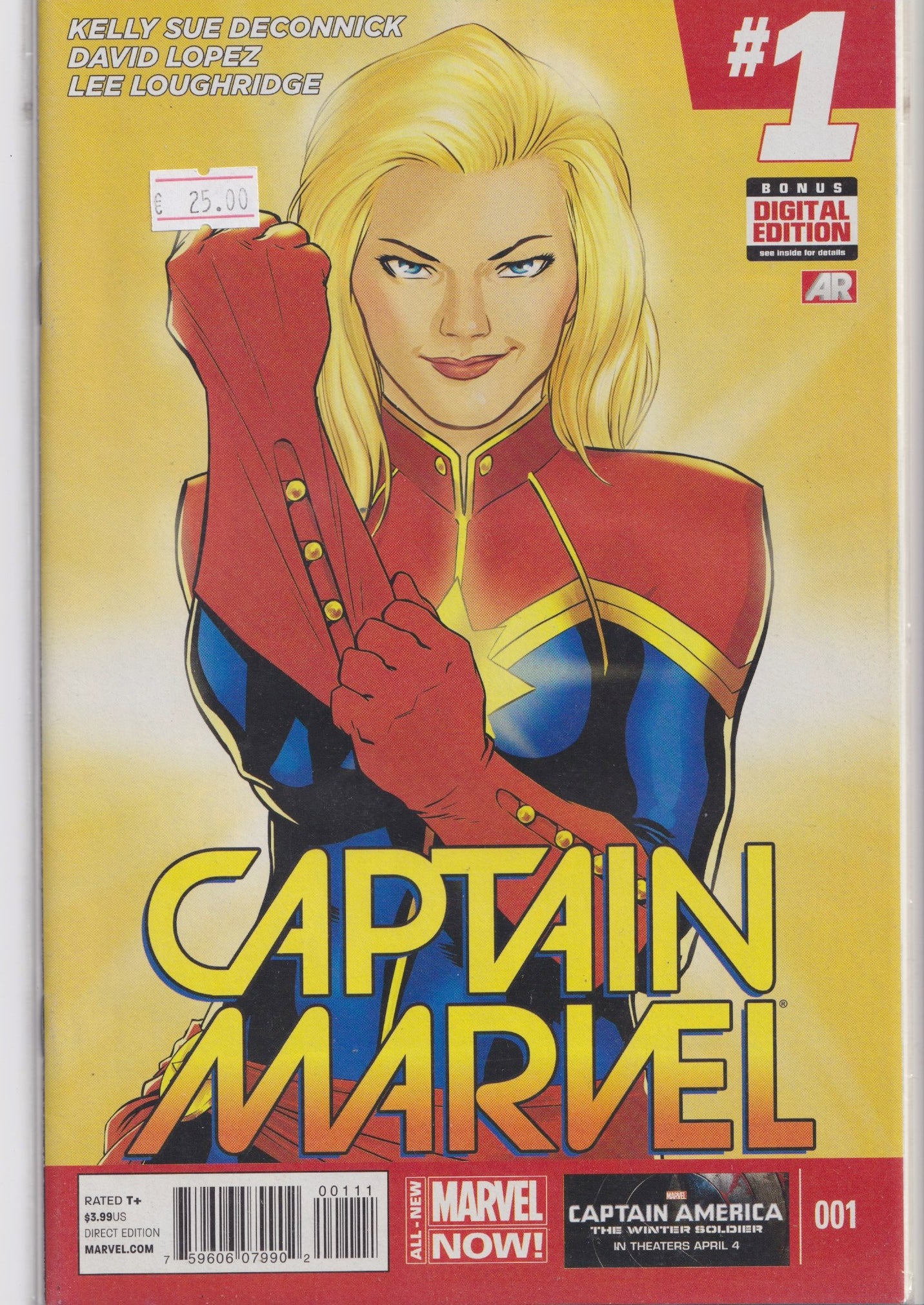 Captain Marvel (2014) Carol Danvers MCU Very Fine