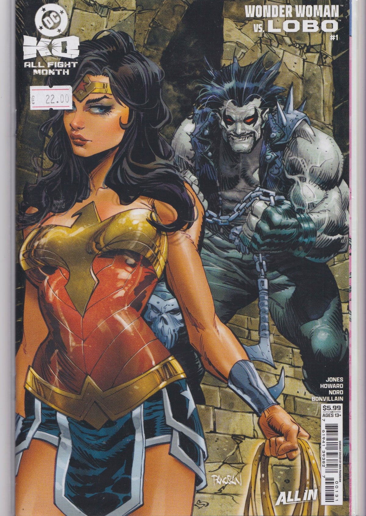 DC K.O. Wonder Woman vs. Lobo (2025) Variant NM