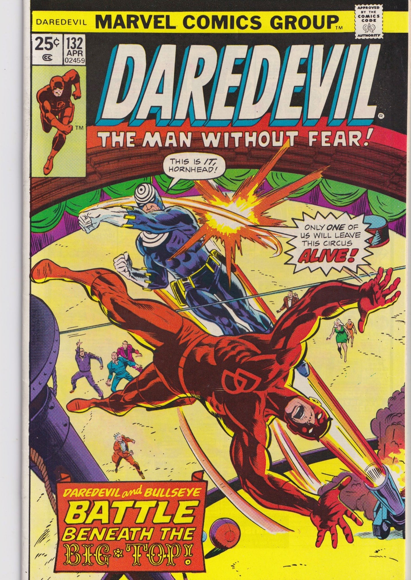 Daredevil #132 (1976) 2° Bullseye Very Fine