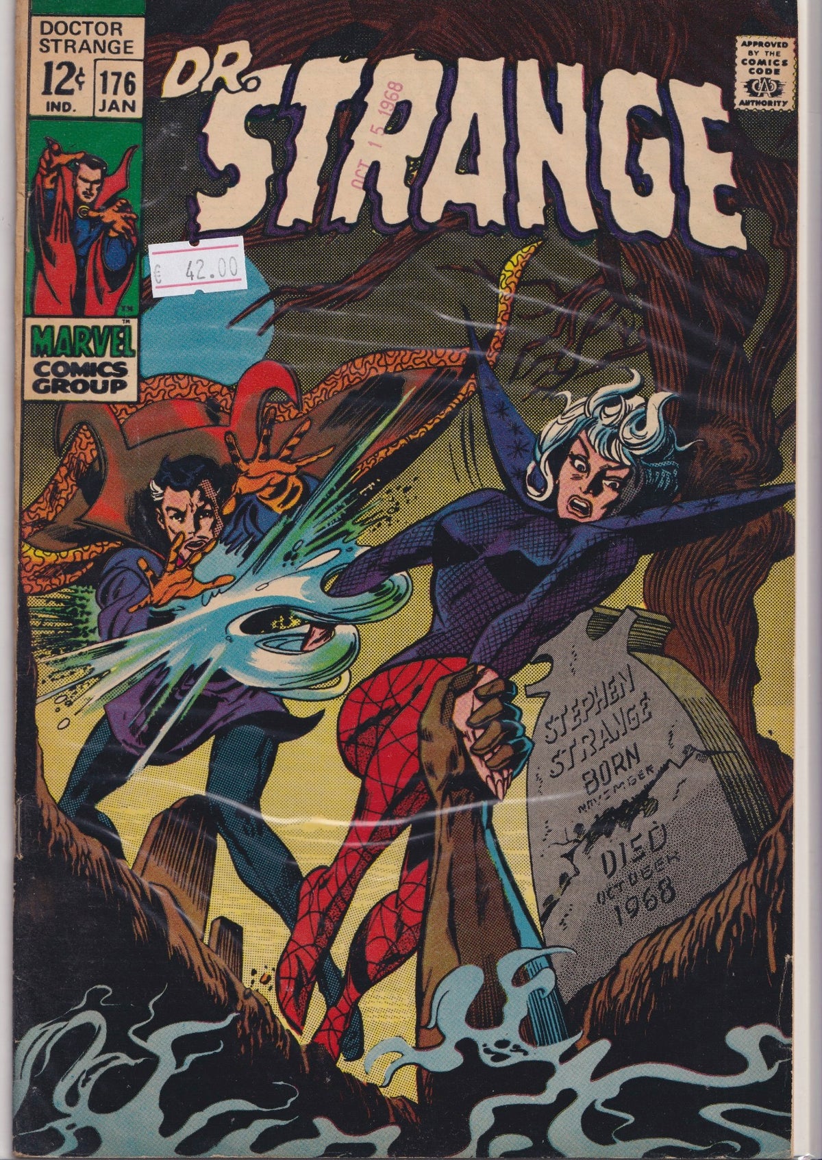 Doctor Strange #176 (1969) Fine + FCL