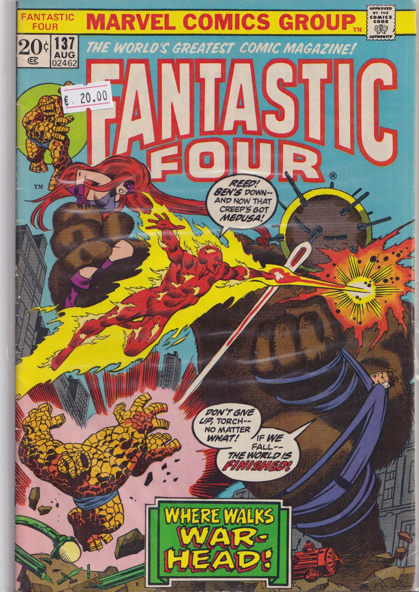 Fantastic Four #137 (1973) Fine
