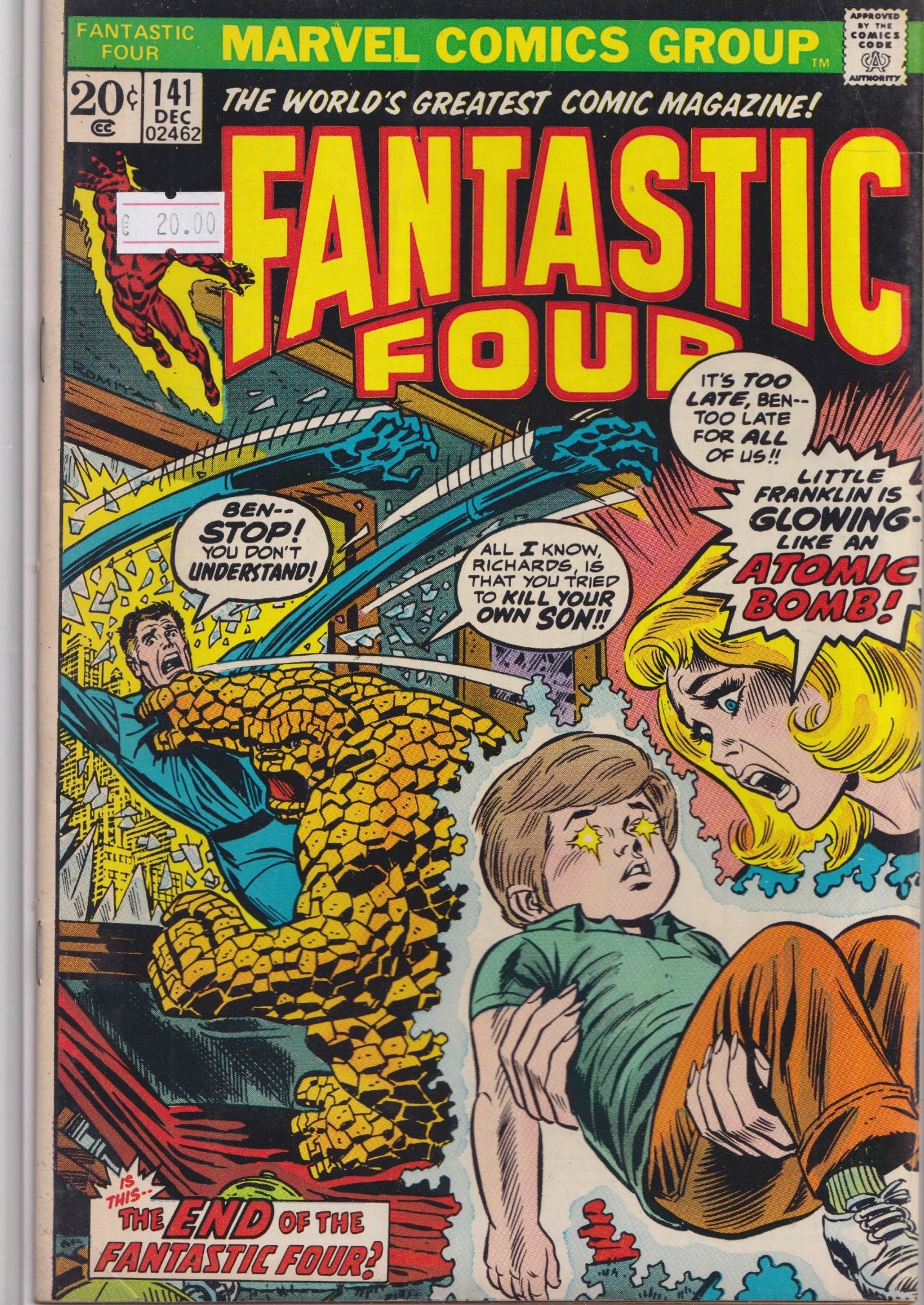 Fantastic Four #141 (1973) Fine+