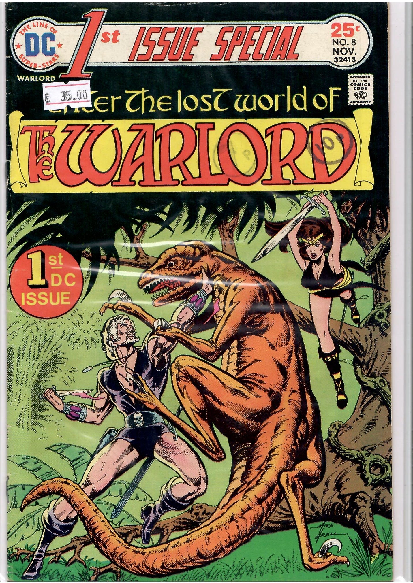 First Issue Special #8 (1975) Key issue 1° Warlord Fine-