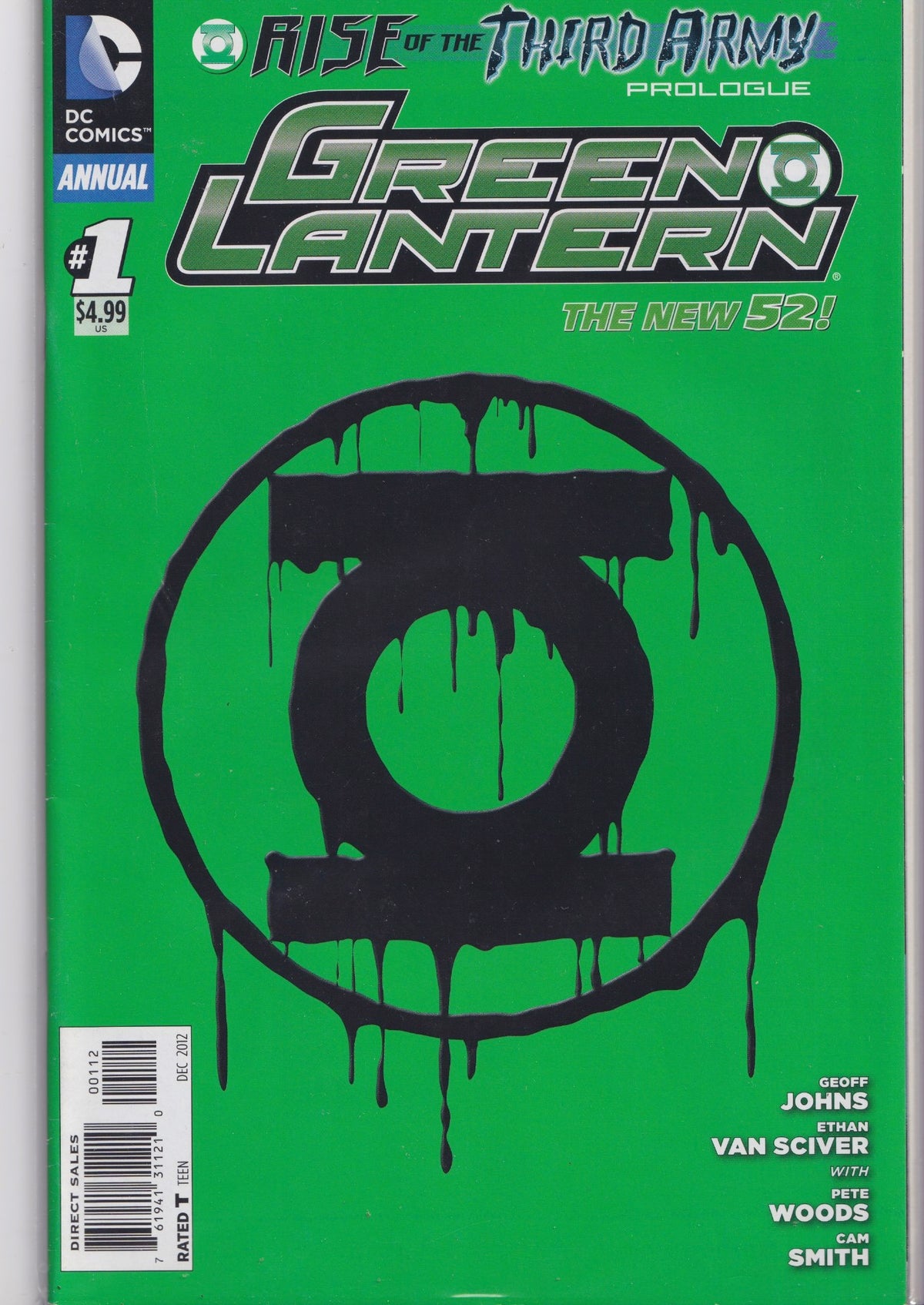 Green Lantern Annual #1 (2012) 2° printing NM FCL