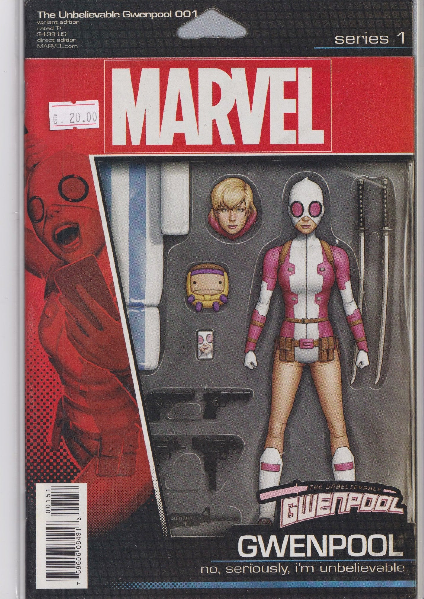 GwenPool #1 (2016) Action Figure variant NM