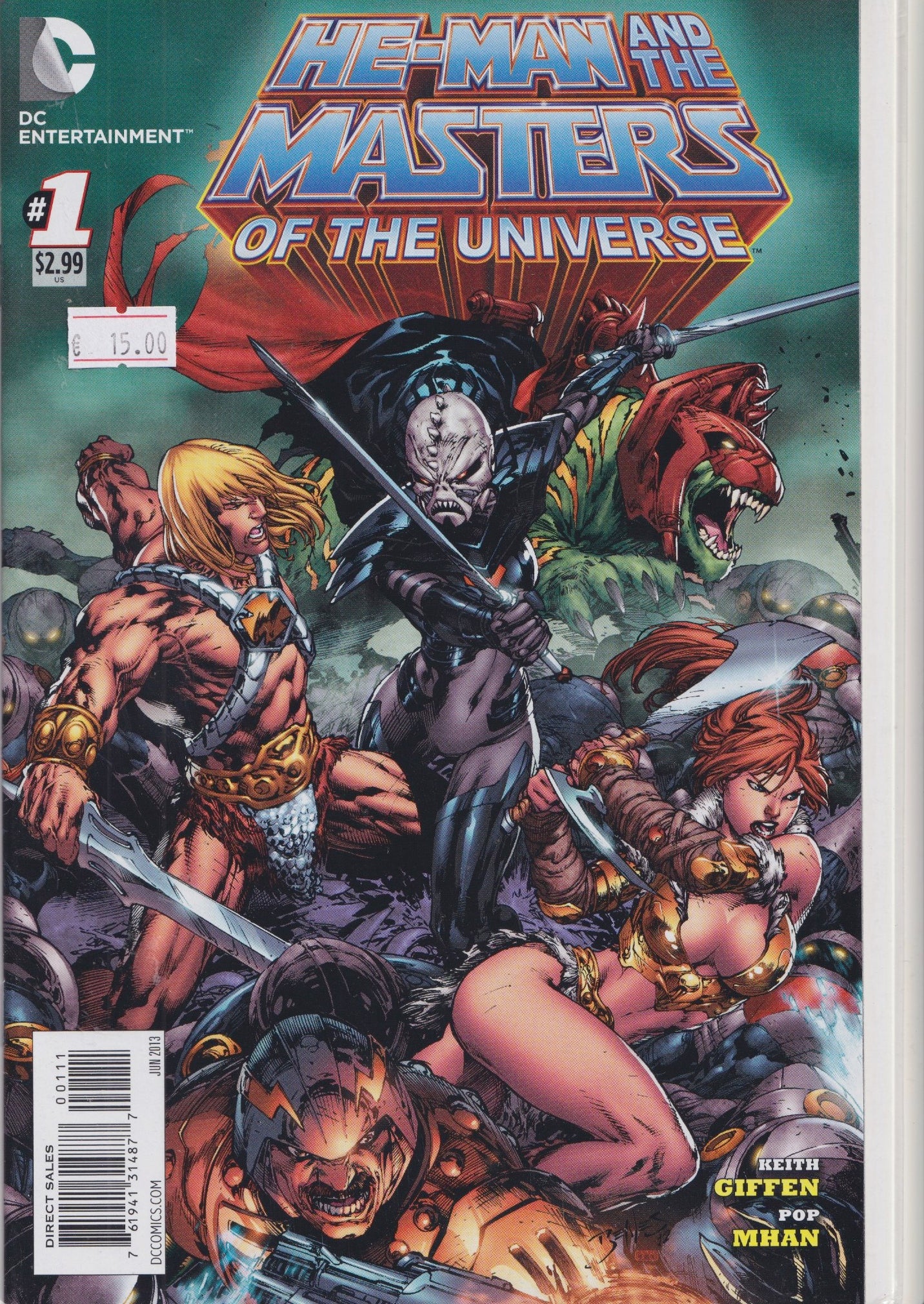 He-Man and The Masters of the Universe #1 (2013) He-Man is back NM