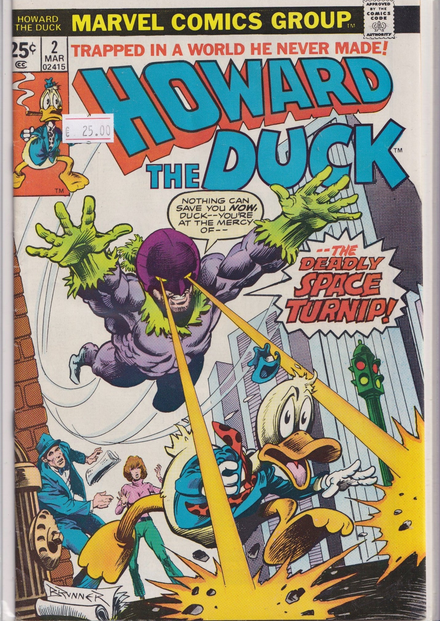 Howard The Duck #2 (1976) Brunner Starlin art