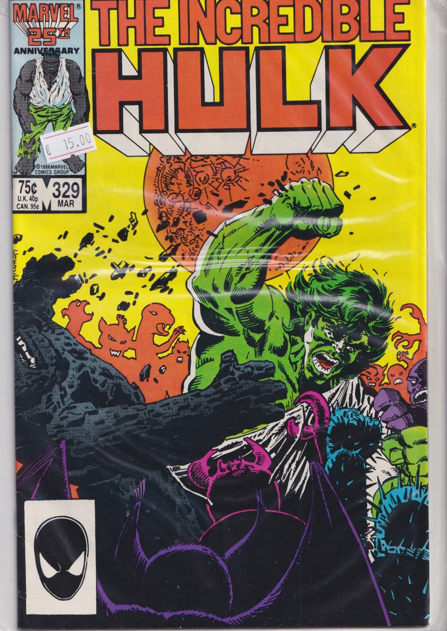 Hulk #329 (1987)Fine+ FCL
