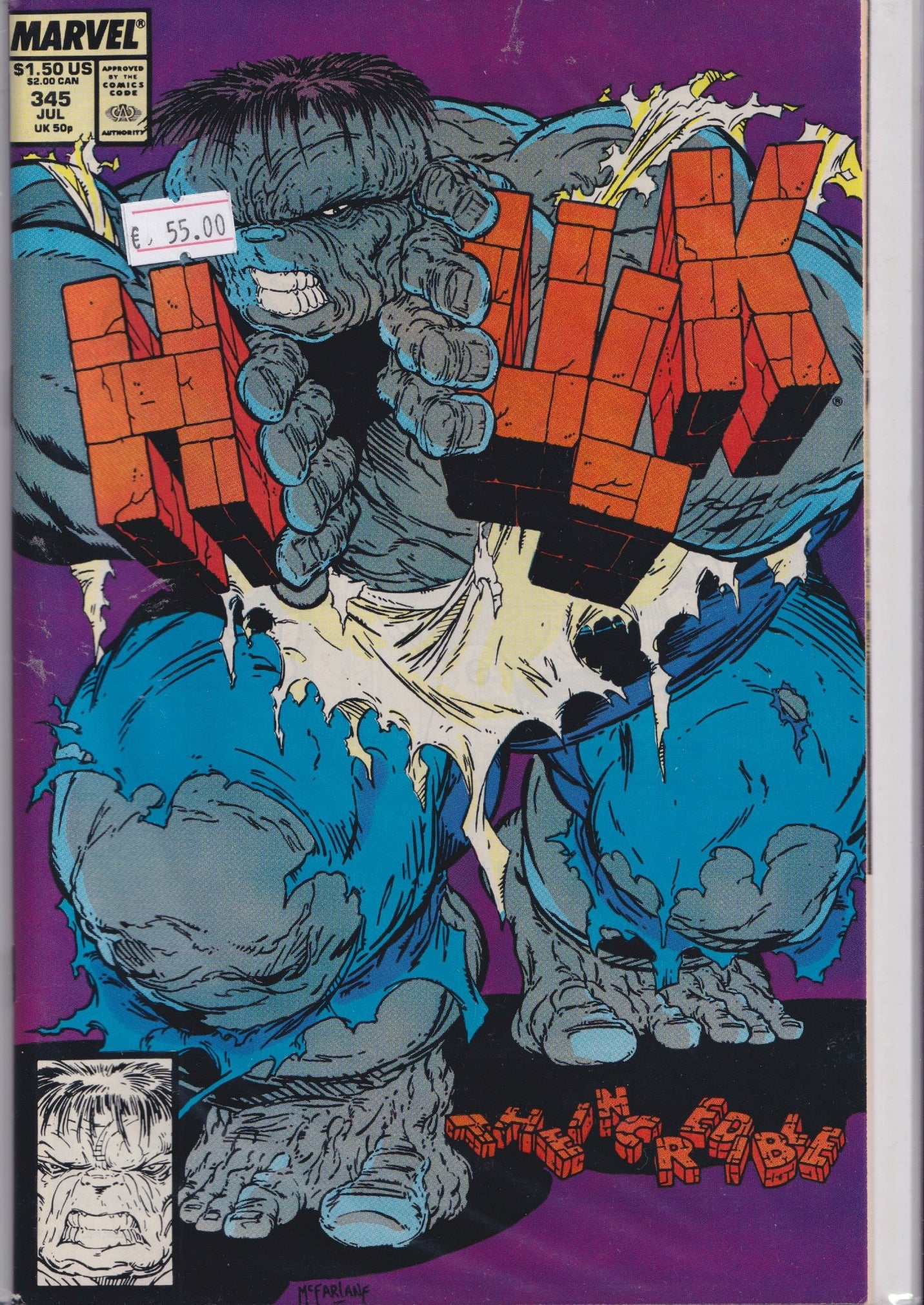 Hulk #345 (1988) VF - French Comics Lovers