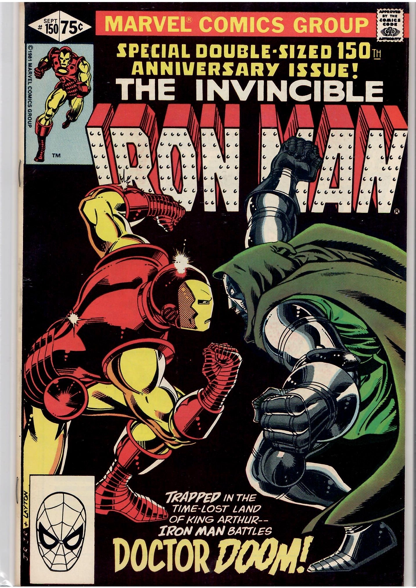 Iron Man #150 (1981) classic Doom! VF