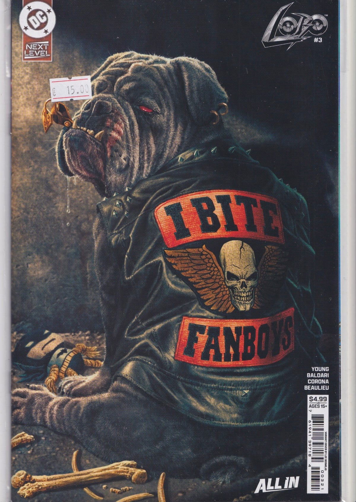 Lobo #3 (2026) Skottie Young Bermejo variant NM