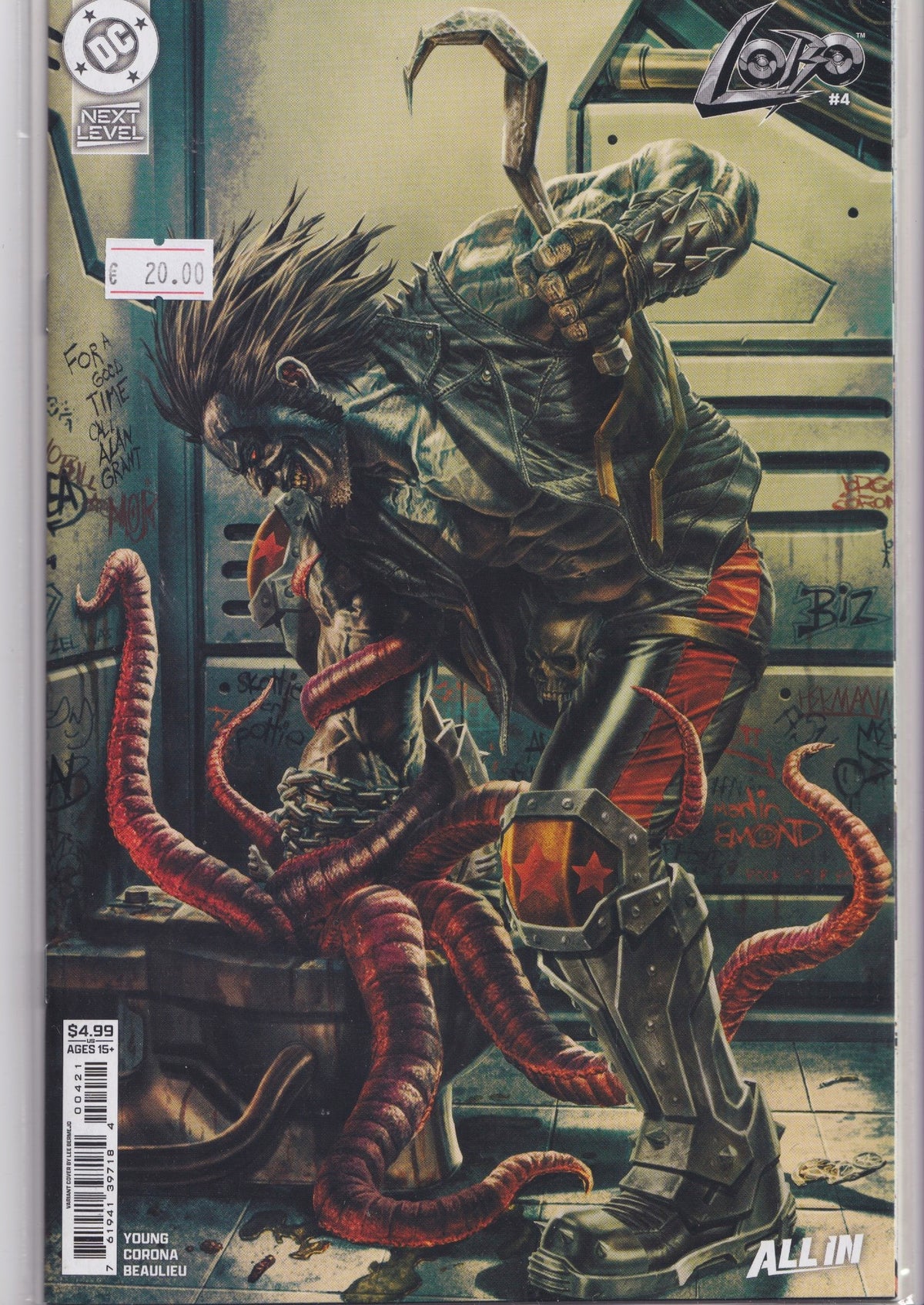 Lobo #4 (2026) Skottie Young Bermejo variant NM FCL