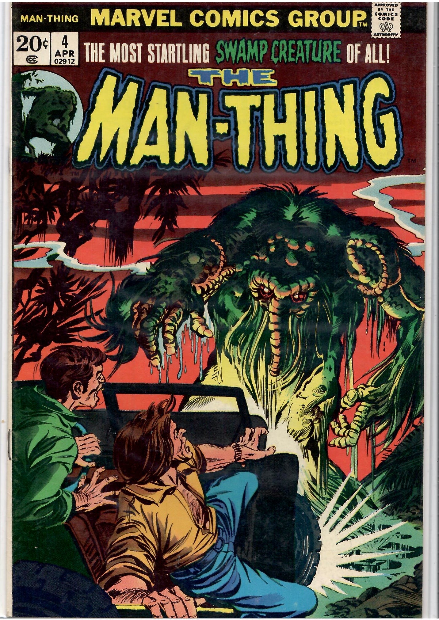 Man Thing #4 (1974) Very Fine