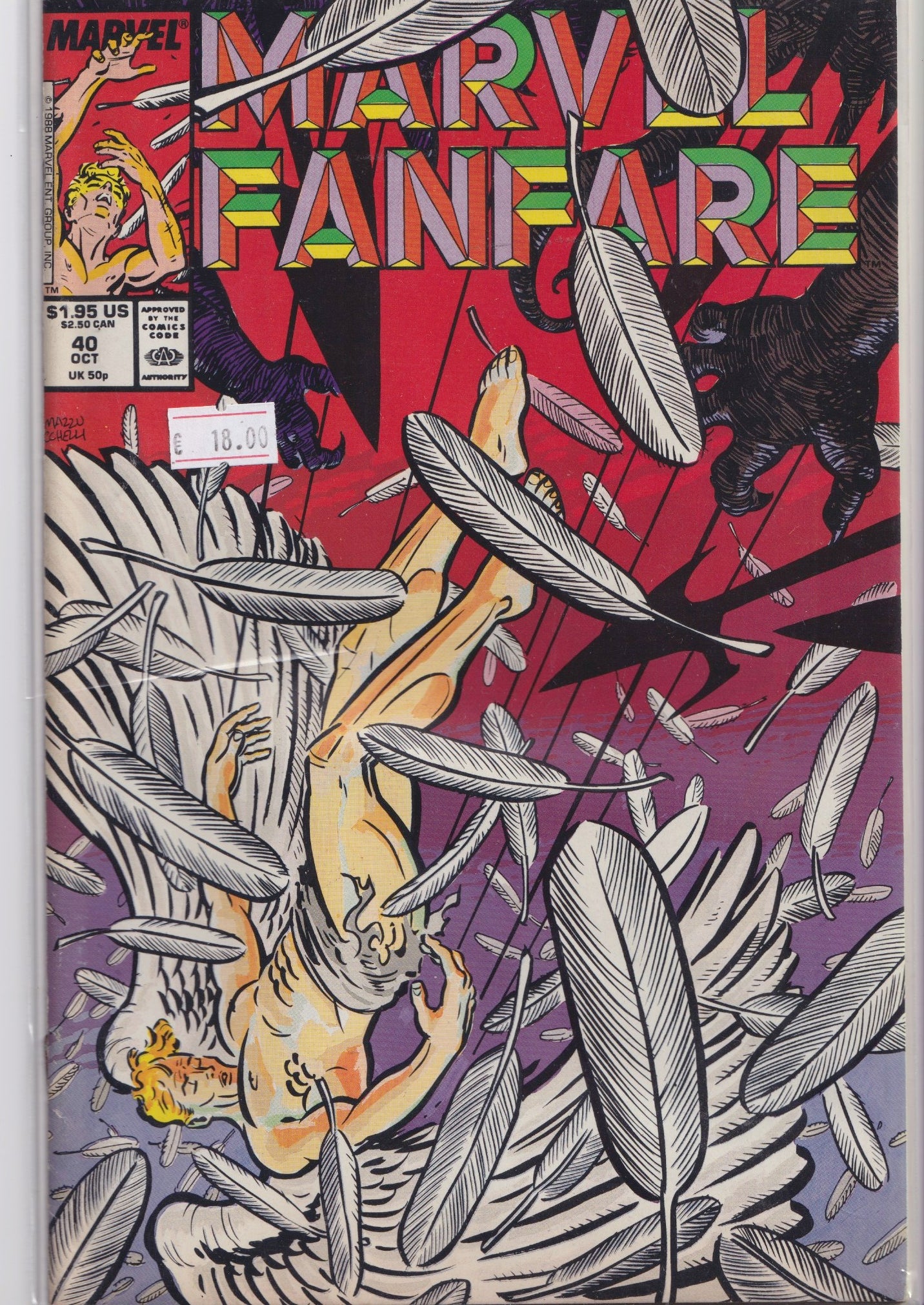 Marvel Fanfare #40 (1988) Mazzuchelli ( year one) art Very Fine