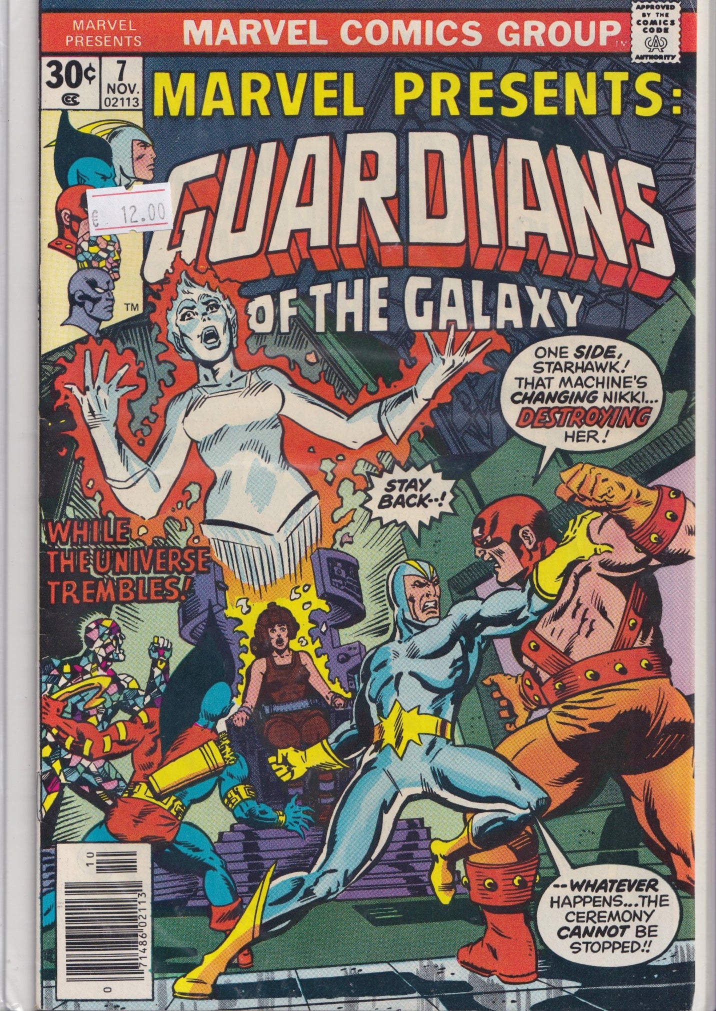 Marvel Presents #7 : Guardians of Galaxy (1976) very Fine FCL